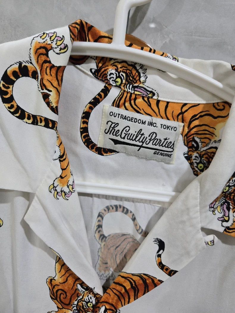 Wacko Maria WACKO MARIA Tiger Print Silk Shirt Size US M / EU 48-50 / 2 - 4 Thumbnail