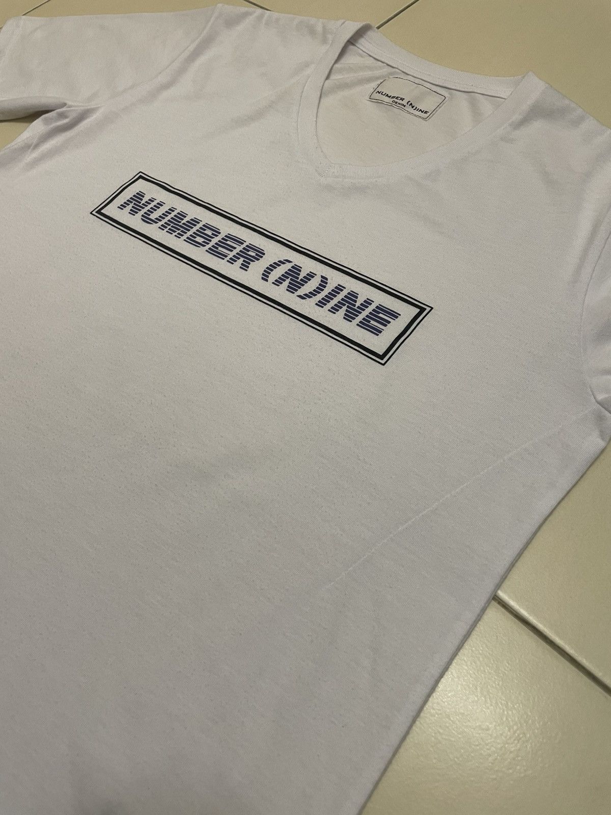 Number (N)ine Number Nine Denim Spellout Tee Size US M / EU 48-50 / 2 - 3 Thumbnail