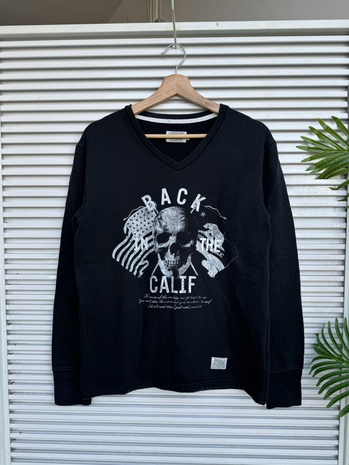 Japanese Brand Stooge & Co Union Made Skulls Punk Poem Riot Crewneck Size US M / EU 48-50 / 2 - 1 Thumbnail