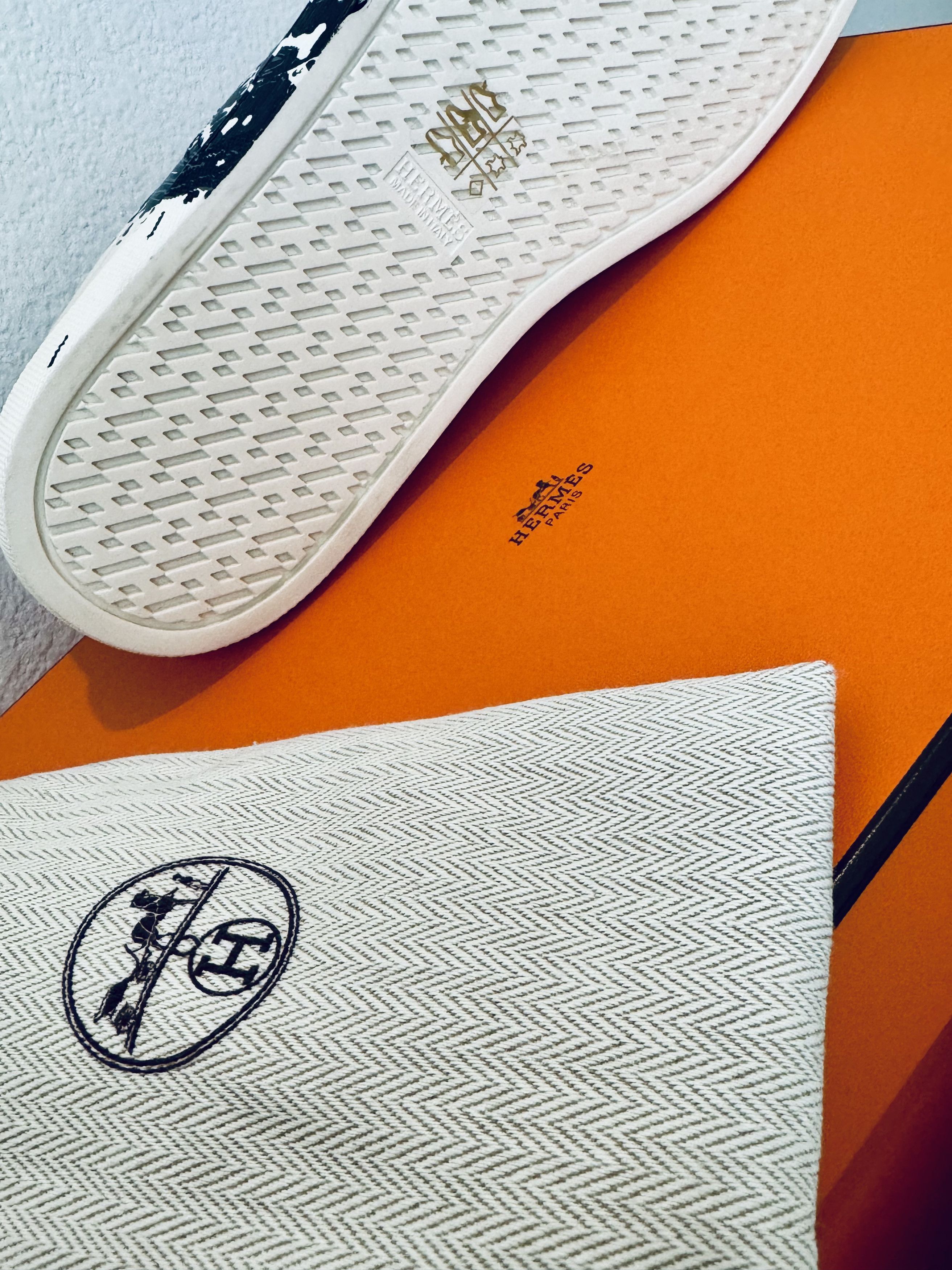Hermes Quicker Peinture Fraiche Sneakers Size US 10.5 / EU 43-44 - 5 Thumbnail
