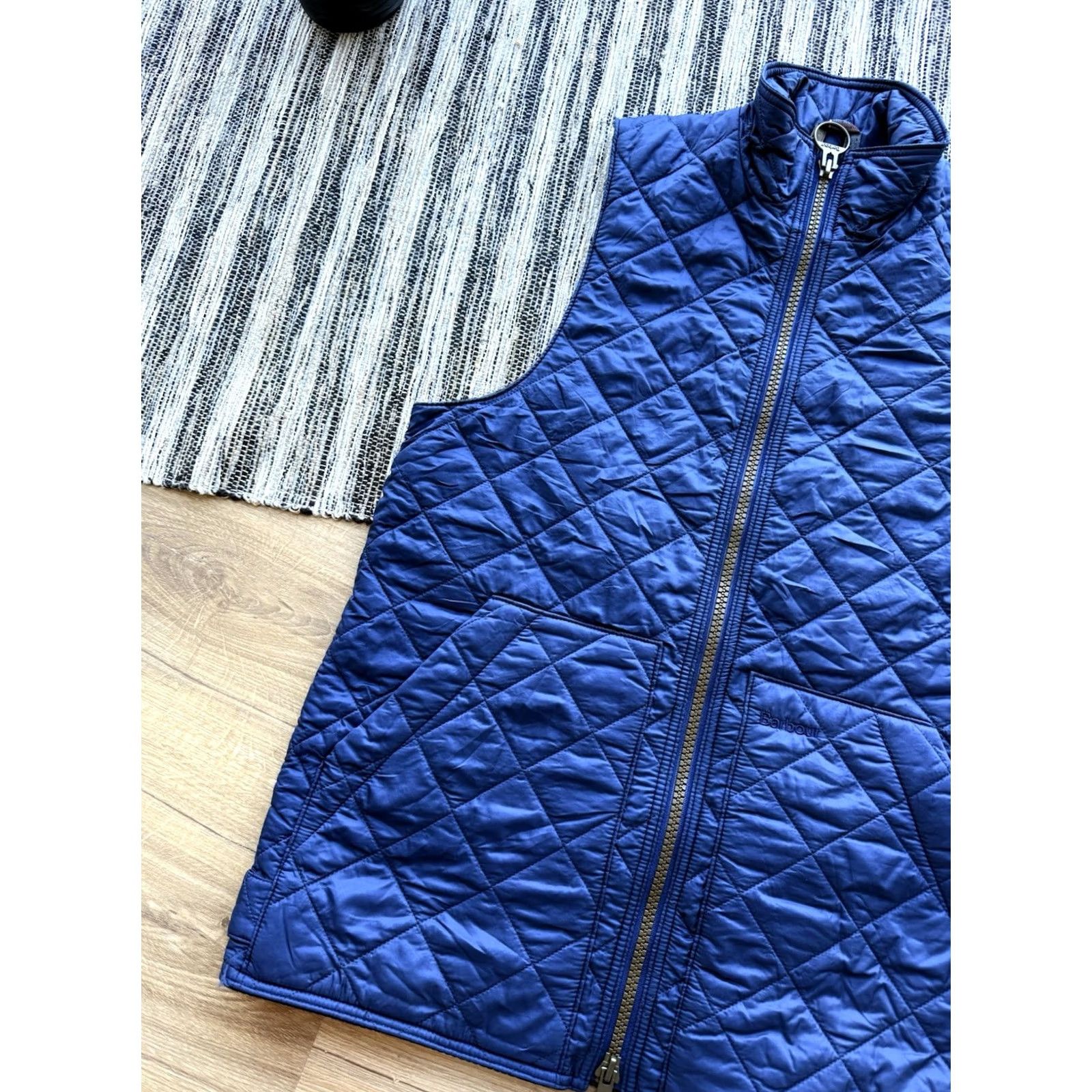 Barbour BARBOUR Flyweight Waistcoat BLUE Casual Vest Women S Regular Size XS? Size S / US 4 / IT 40 - 3 Thumbnail