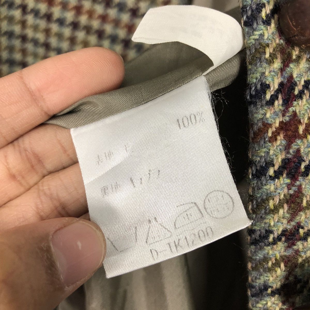 Vintage 📌Vintage Wool Jacket Aquascutum Of London Tartan Design Size US M / EU 48-50 / 2 - 19 Thumbnail