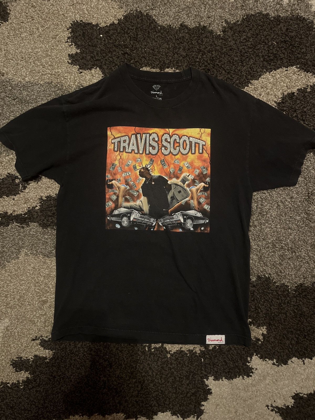 Diamond Supply Co. × Travis Scott Diamond supply co. X Travis Scott tee Size US M / EU 48-50 / 2 - 1 Thumbnail