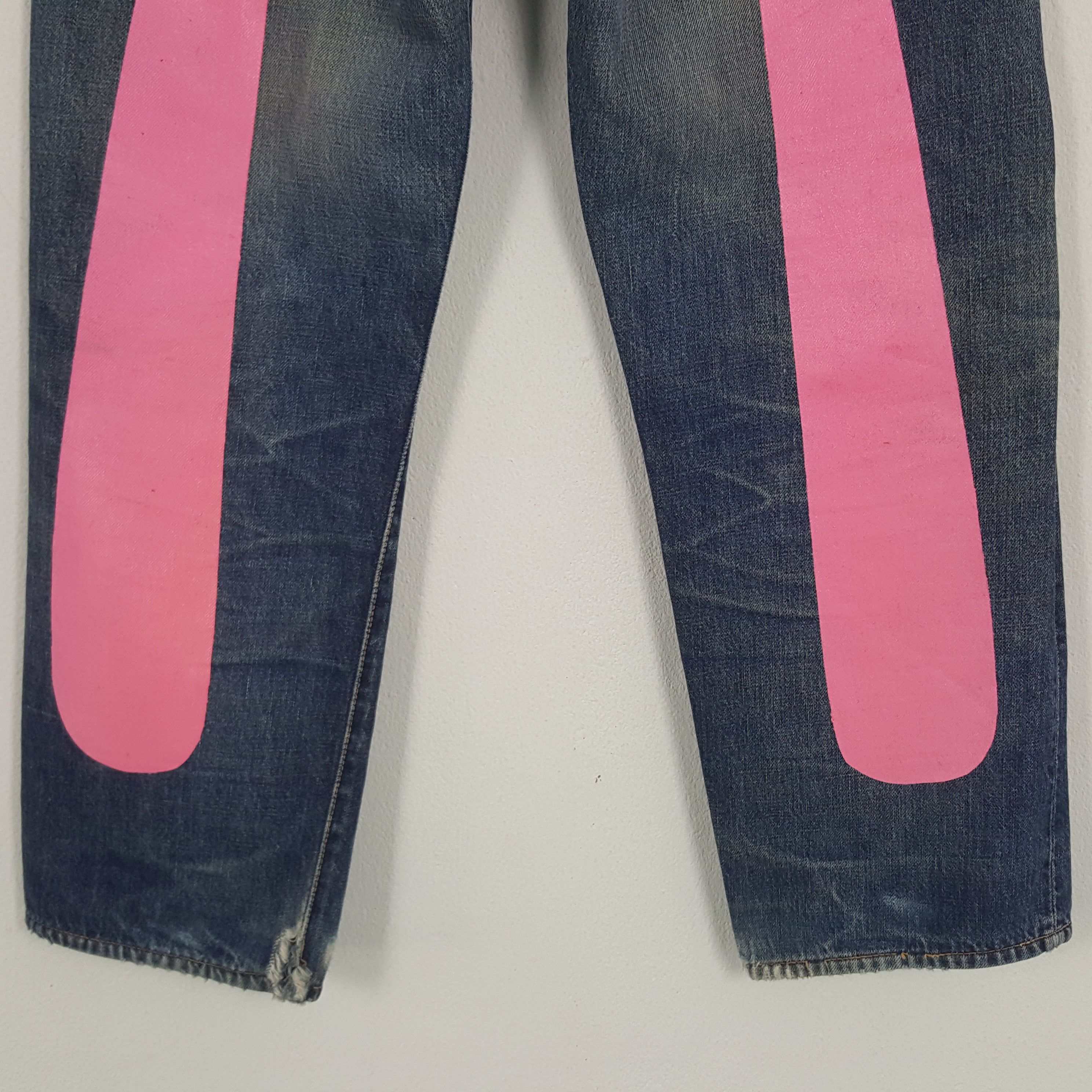 Evisu × Japanese Brand × Vintage Vintage Evisu Japanese Brand Daicock Custom Art Denim Jeans Size US 26 / EU 42 - 3 Thumbnail