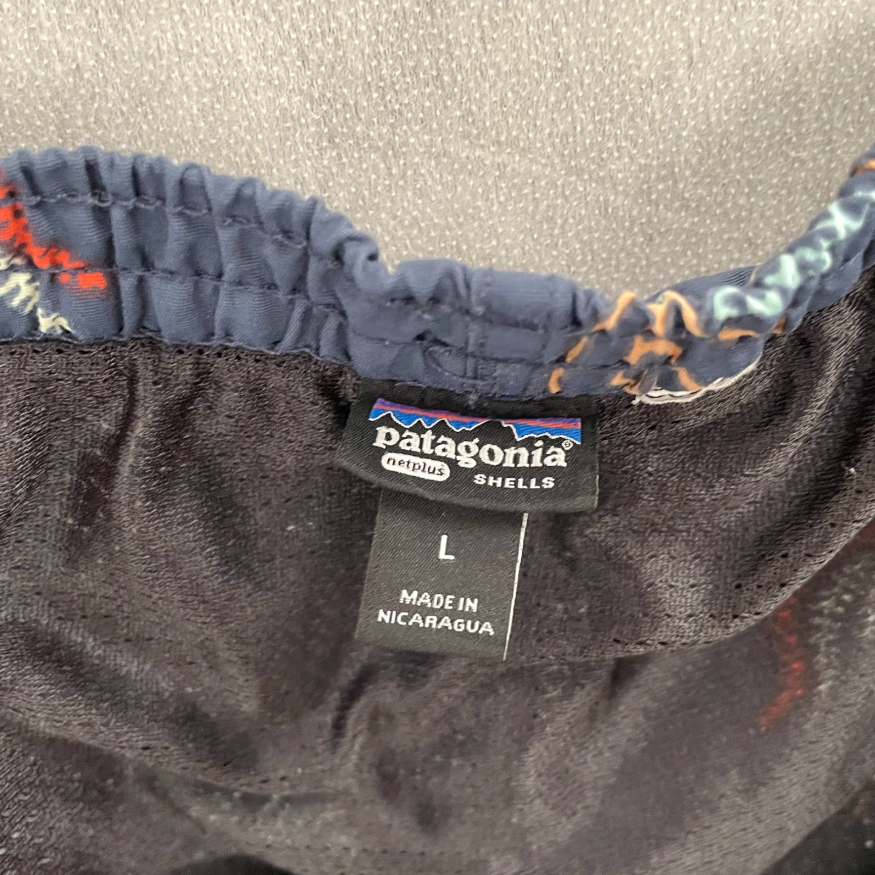 Patagonia Patagonia Baggies Shorts Adult Large Blue Oceans Fish Swim Trunks Beach L Geometric Pattern Polyester Size US 33 - 7 Thumbnail