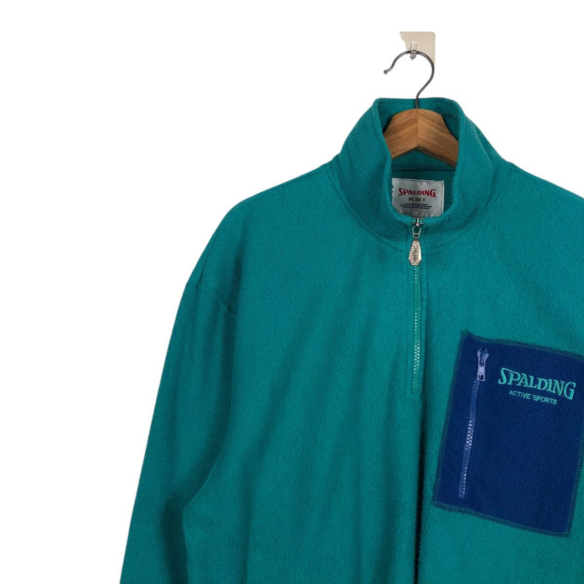 Japanese Brand × Vintage Vintage Half Zipper Sweatshirt Collar Spalding Issey Miyake Size US M / EU 48-50 / 2 - 8 Thumbnail