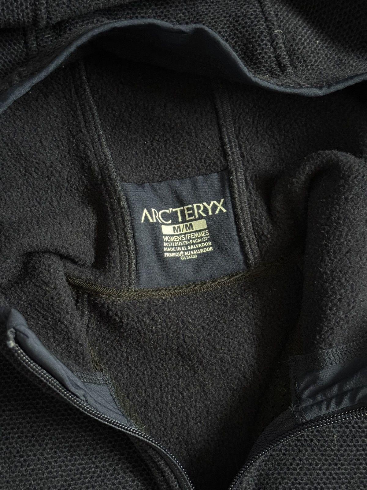 Arc'teryx Vintage Arctery Women's full zip fleece hoodie Size M / US 6-8 / IT 42-44 - 5 Thumbnail