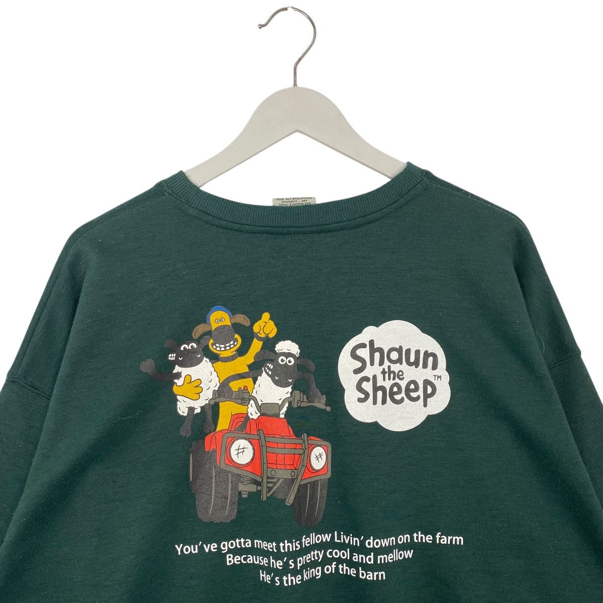 Vintage Vintage Shaun The Sheep Embroidered Crewneck Green Size XL Size US XL / EU 56 / 4 - 7 Thumbnail