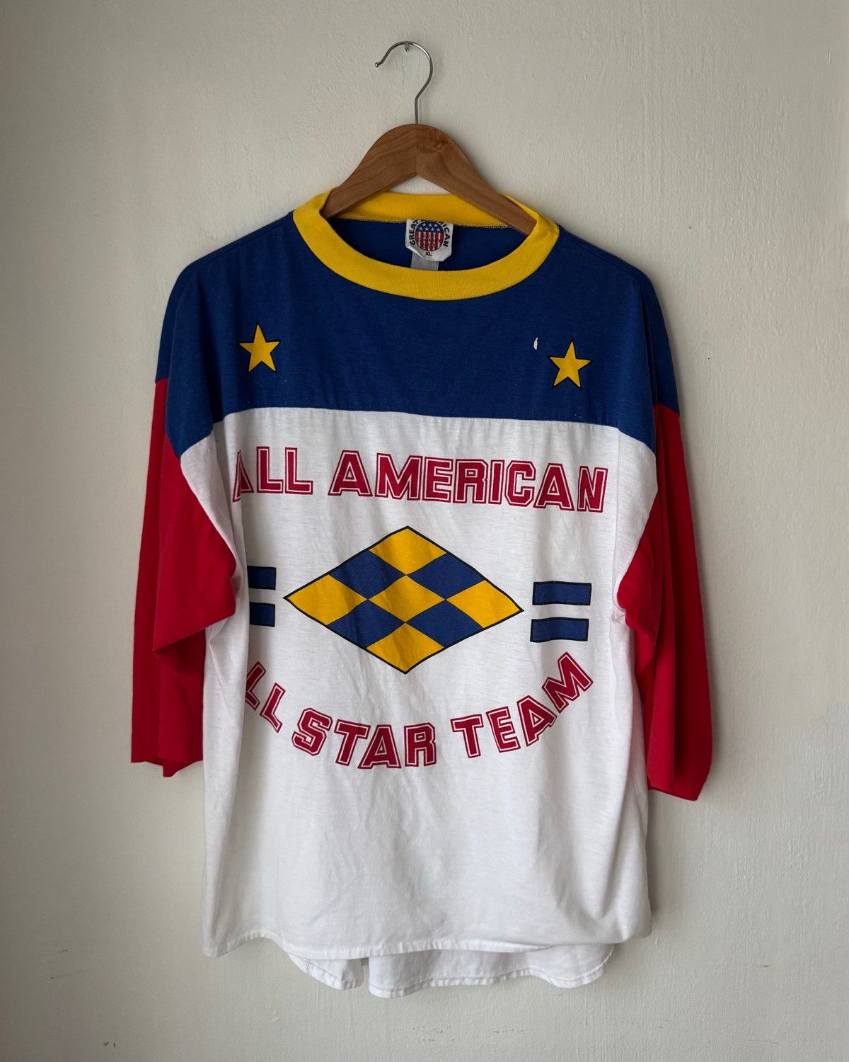 Vintage Vintage All American T-Shirt Size US XL / EU 56 / 4 - 1 Thumbnail
