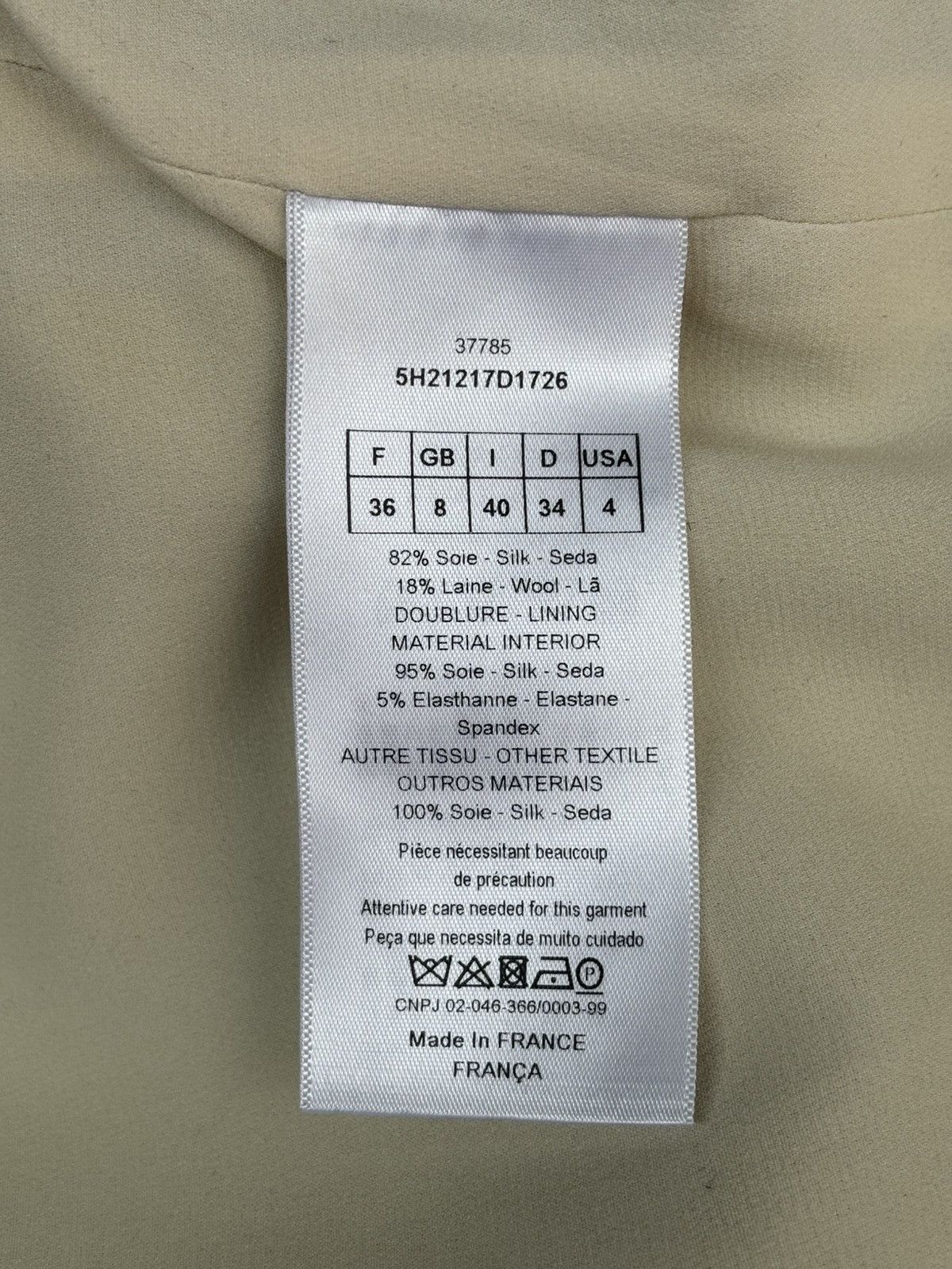 Dior F/W 2015 Dior Architectural Blazer Runway Coat Size S / US 4 / IT 40 - 19 Thumbnail