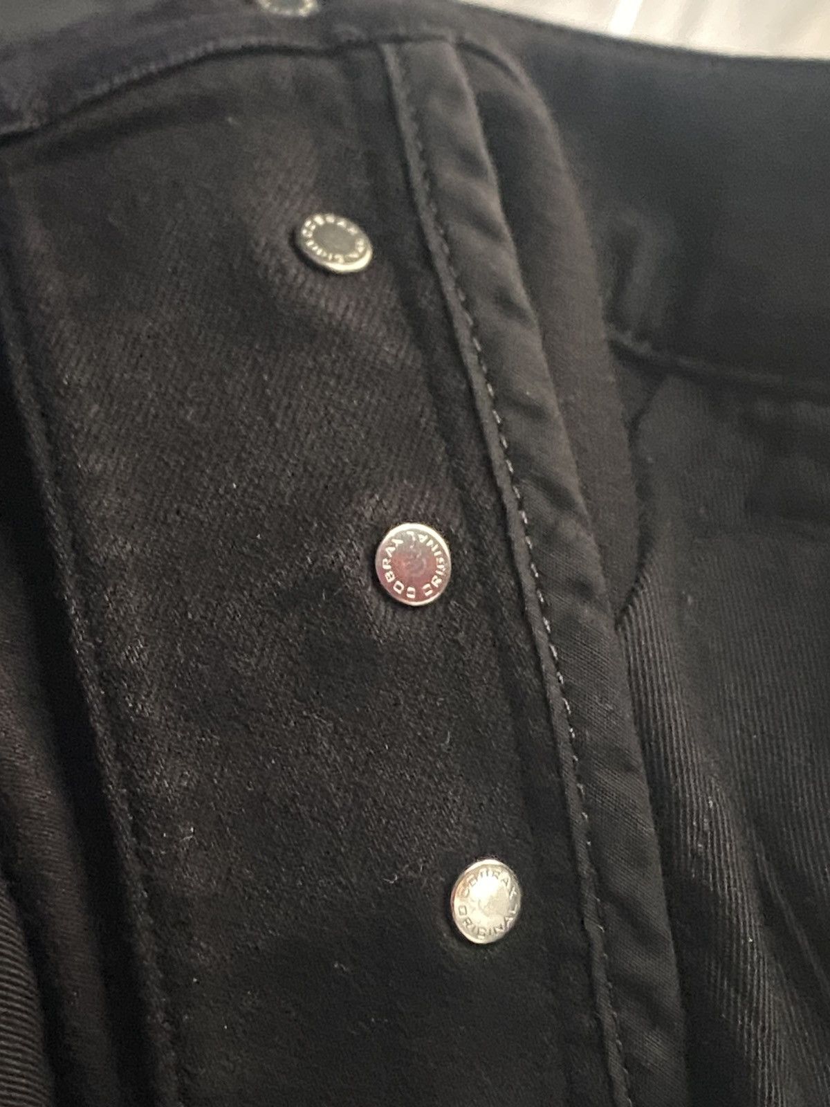 Amiri Amiri Black Wax Staggered Logo Skinny Jeans Size US 36 / EU 52 - 10 Thumbnail