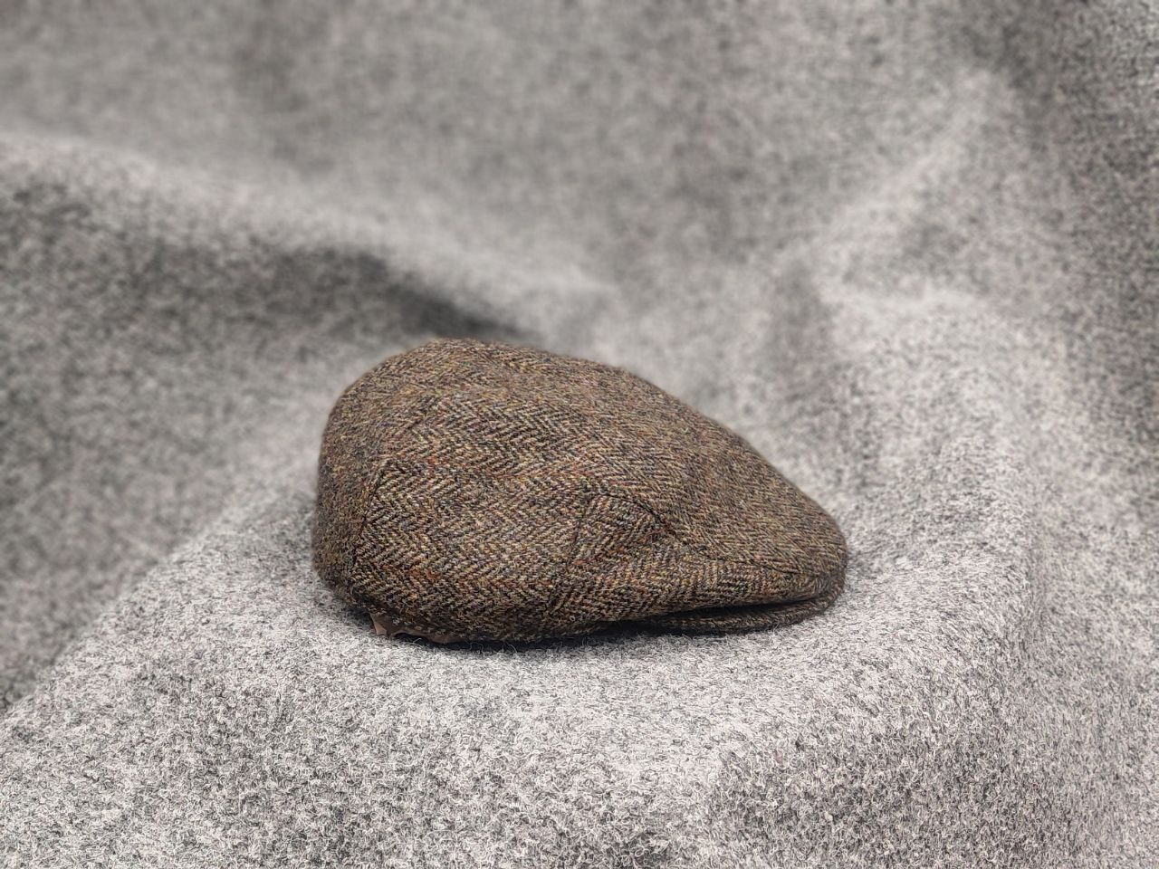 Harris Tweed Wool Flat cap Size ONE SIZE - 4 Thumbnail