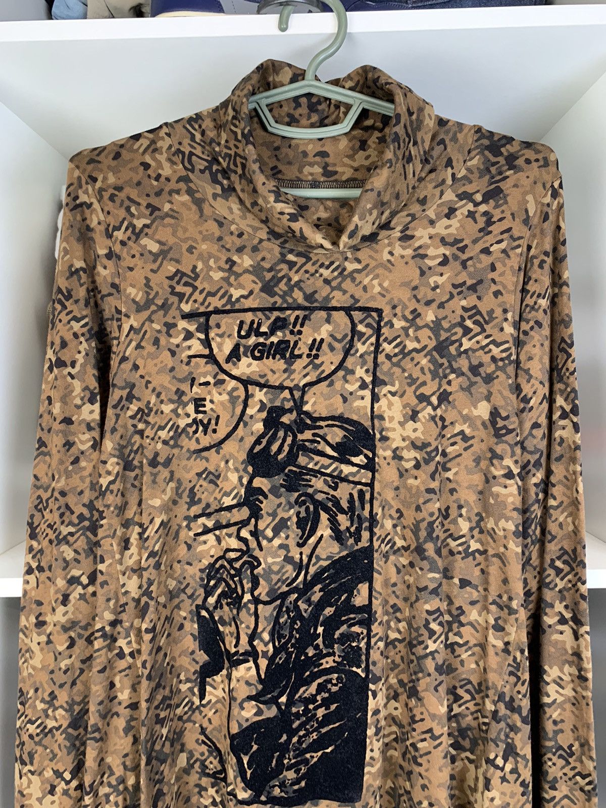 Rundholz Rundholz Women's Camo Graphic Tunic – Long Sleeve Art Top Size S / US 4 / IT 40 - 2 Thumbnail