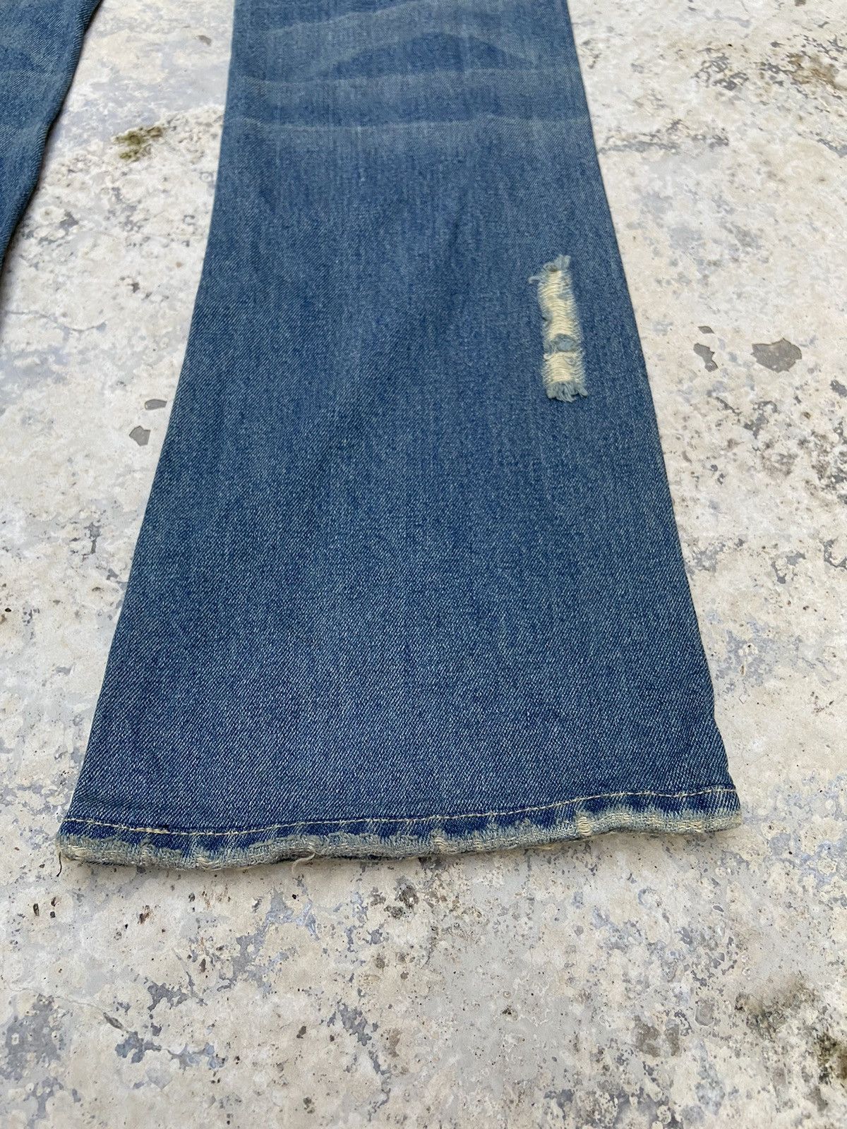 20471120 × If Six Was Nine × Japanese Brand Y2K fancy collection flare disetressed denim pants Size 30" / US 8 / IT 44 - 7 Thumbnail