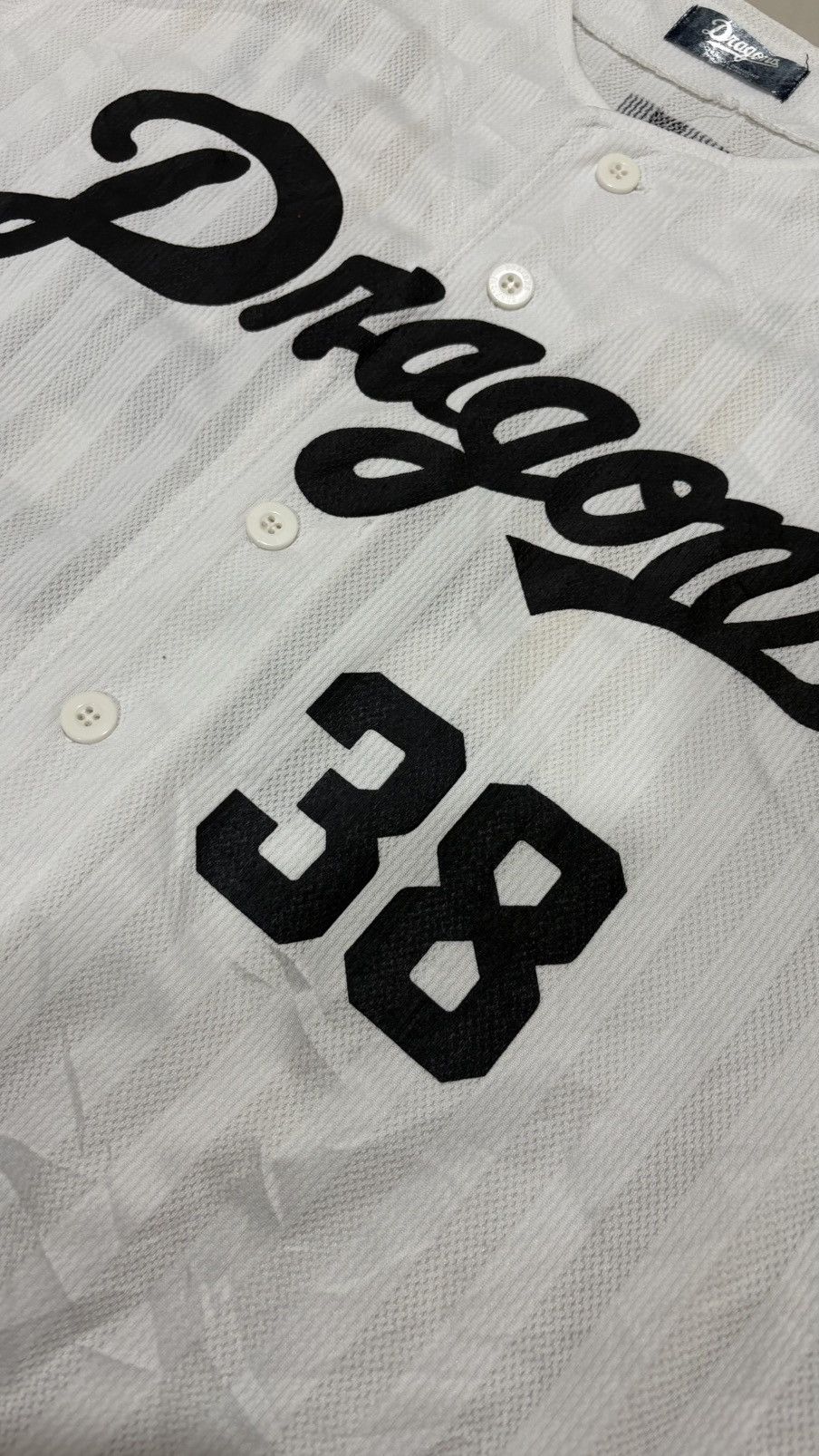 Vintage Chunichi Dragons japan baseball team npb #38 masato matsui Size US L / EU 52-54 / 3 - 3 Thumbnail