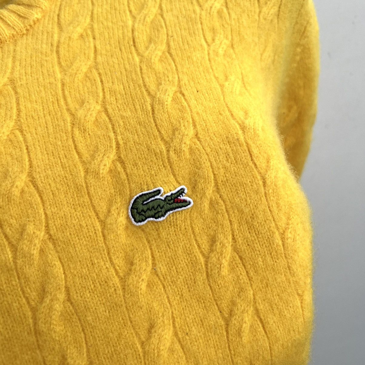 Lacoste × Vintage Lacoste sweater vintage Size US XL / EU 56 / 4 - 3 Thumbnail