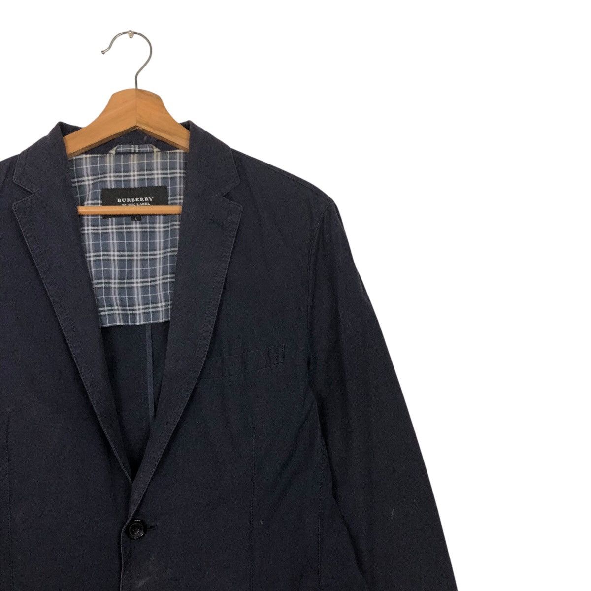 Burberry Burberry Black Label Lightweight Cotton Blazer — Navy Size US L / EU 52-54 / 3 - 7 Thumbnail
