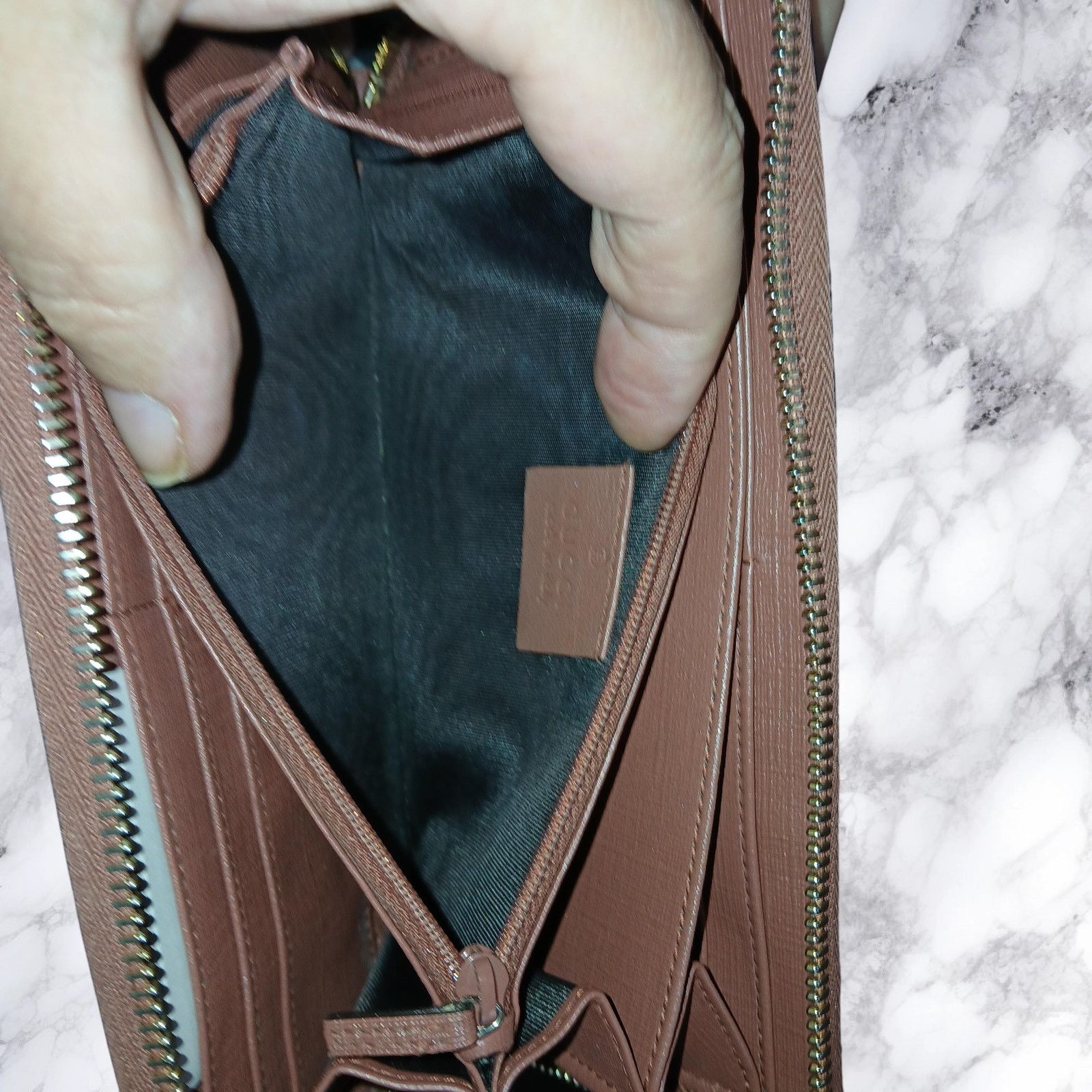 Gucci Gucci Micro GG Star Supreme Coated Canvas Zip Around Wallet Size ONE SIZE - 14 Thumbnail