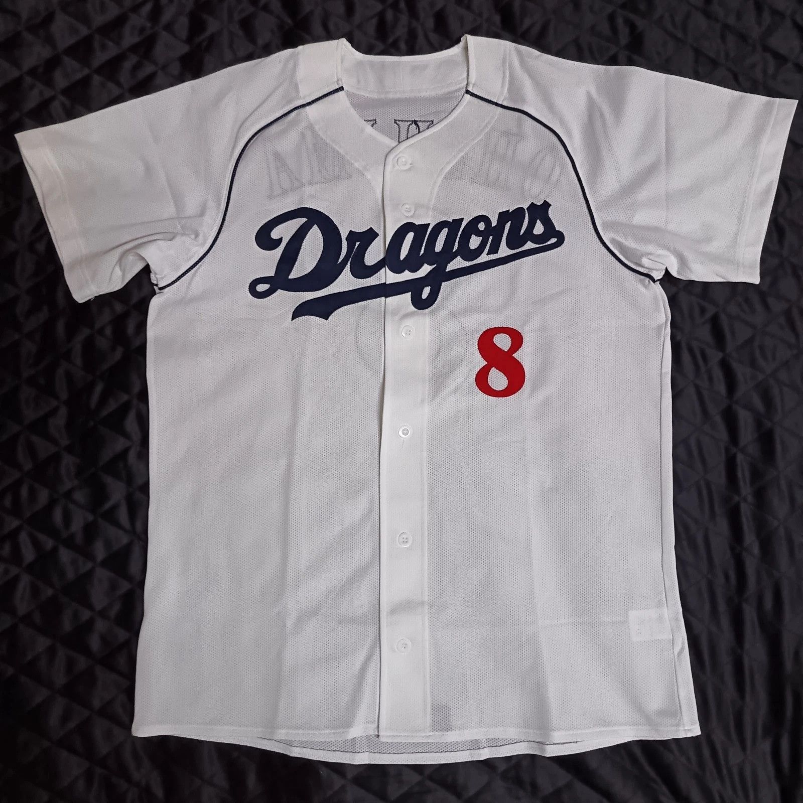 Asics Chunichi Dragons Yohei Ohshima NPB Japanese Baseball Jersey Size US L / EU 52-54 / 3 - 1 Thumbnail