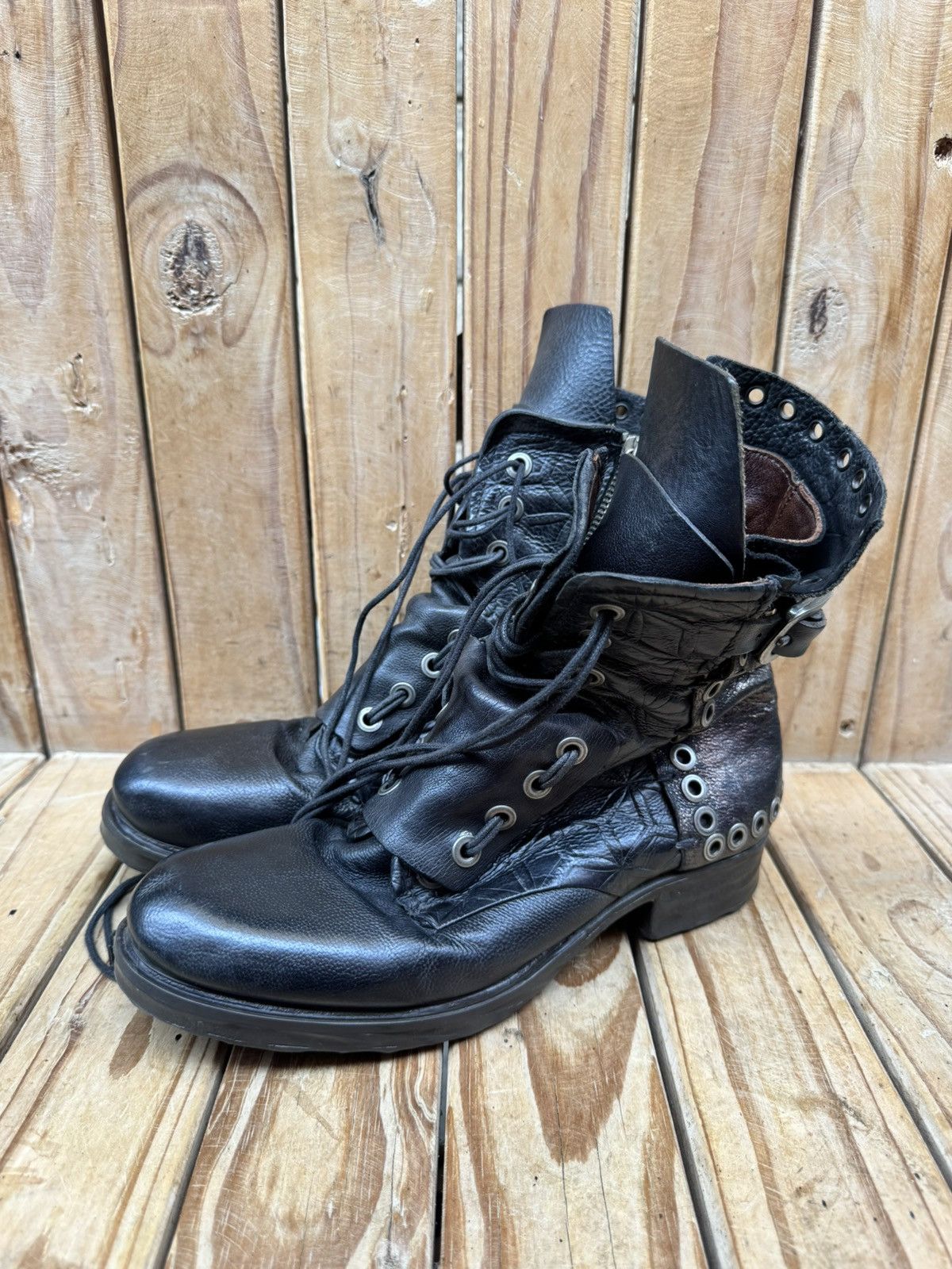 A.S.98 A.s 98 black Women’s leather boots EUR 39 US 8.5-9 UK 6 Size US 9 / IT 39 - 16 Thumbnail
