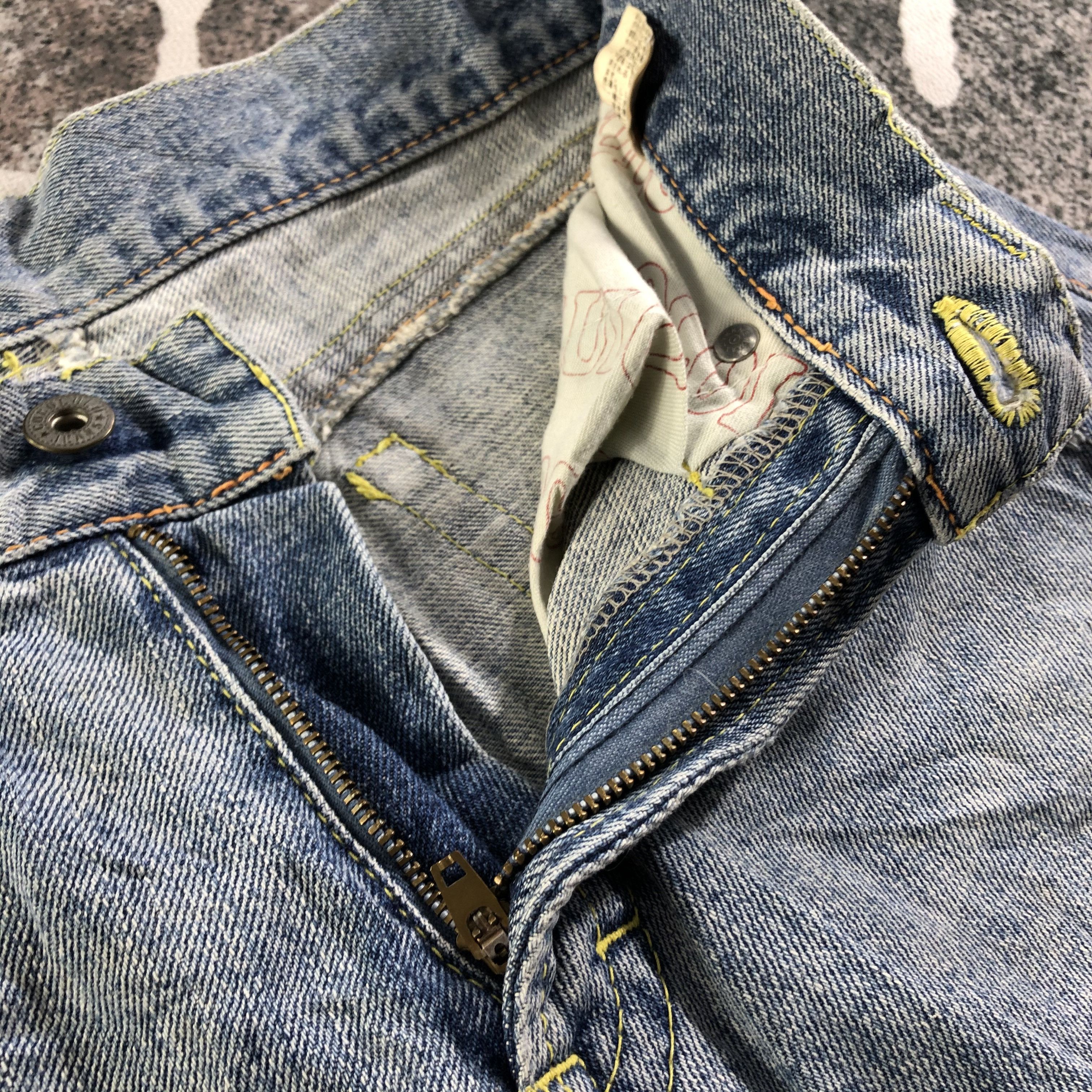 Japanese Brand Japanese Co&Lu Jeans Ripped Denim KJ3112 Size US 30 / EU 46 - 9 Thumbnail