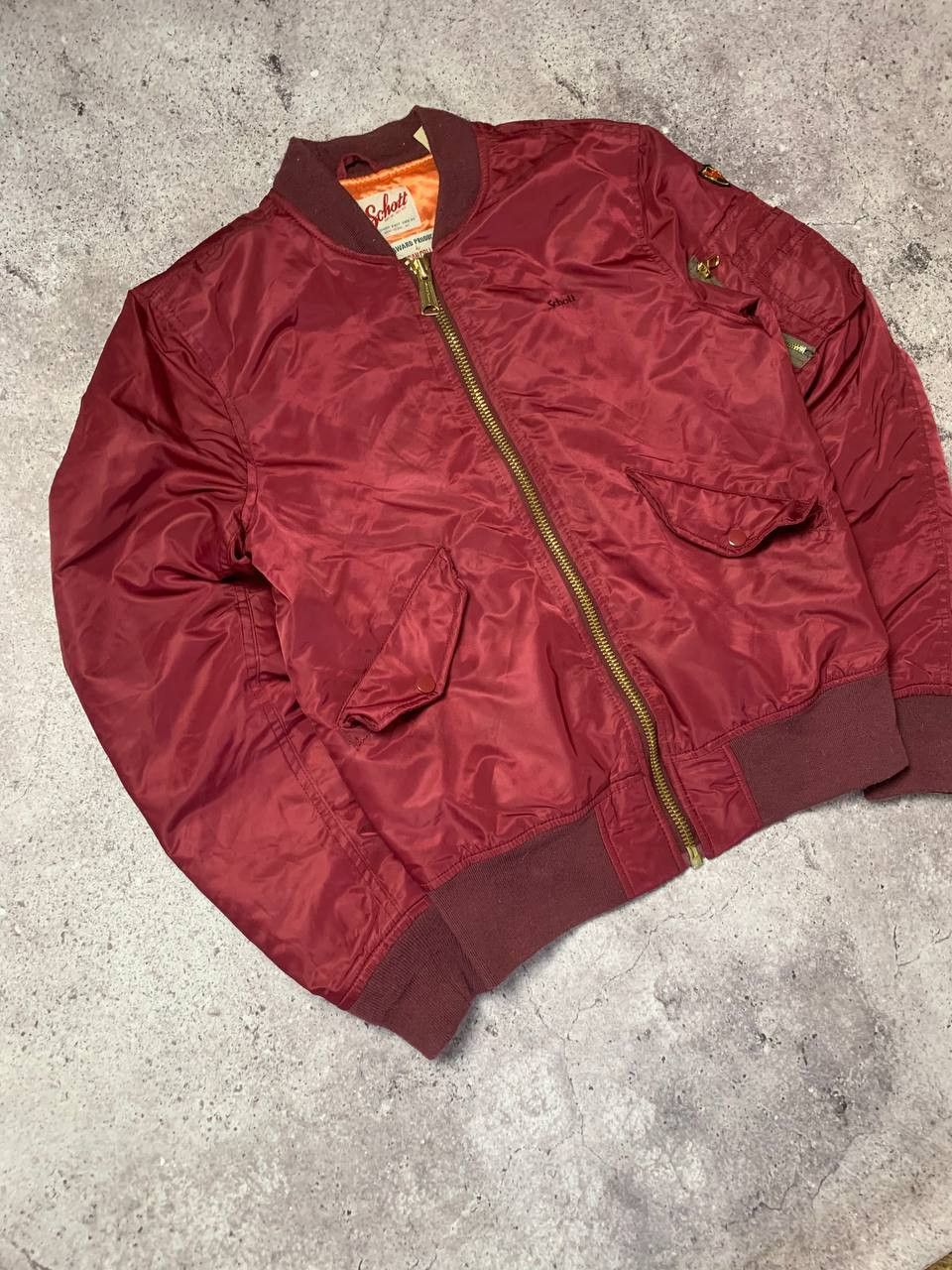 Schott Vintage Schott CWU Flight Bomber Jacket silver Military 90s Size US S / EU 44-46 / 1 - 2 Thumbnail