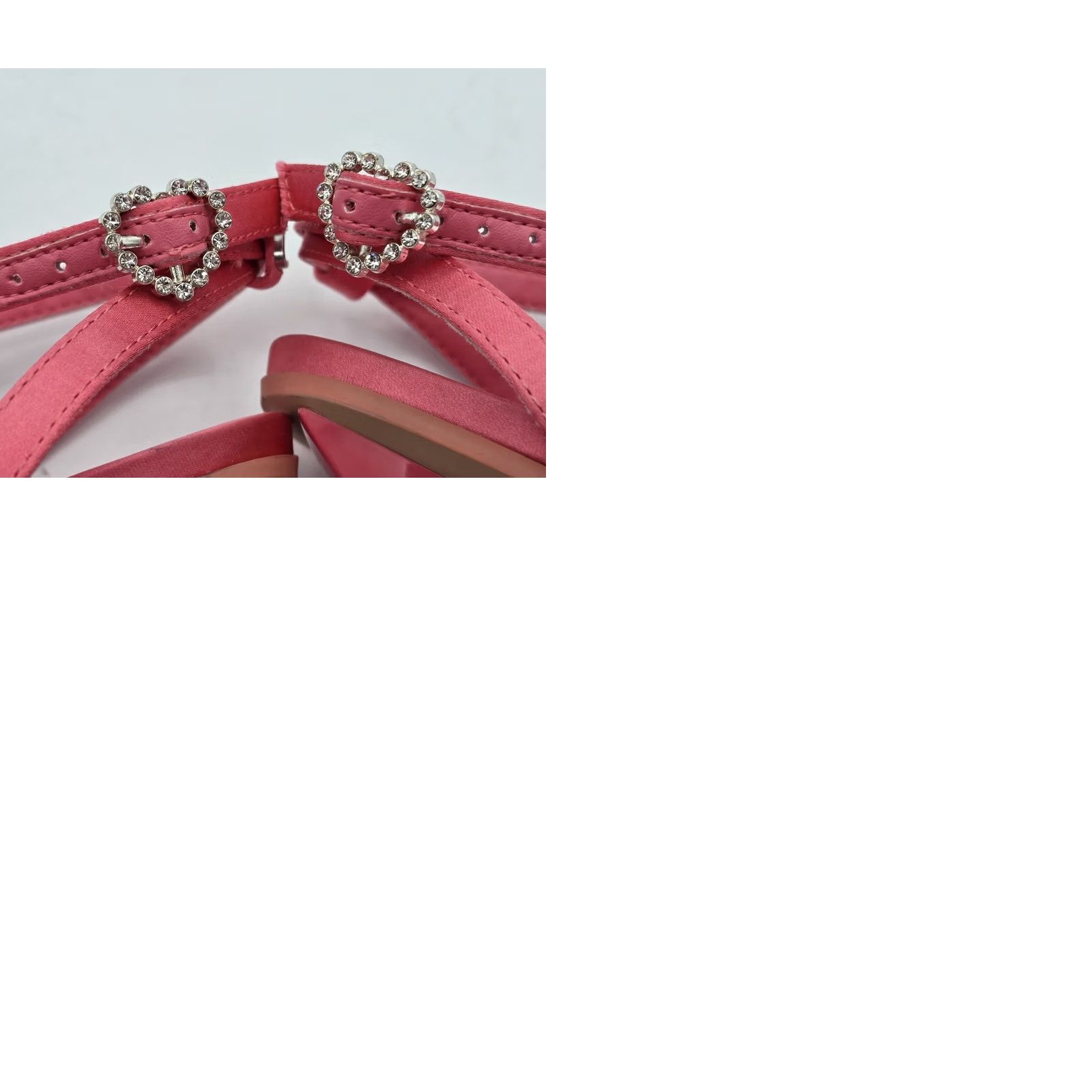 Vintage Circus NY by Sam Edelman Michelle Heeled Pumps Pointed Toe 7.5 M Punk Pink Sandal Women Slide Punk Pink 7.5 Mens Womens Girls Boys Size US 8 / IT 38 - 9 Thumbnail
