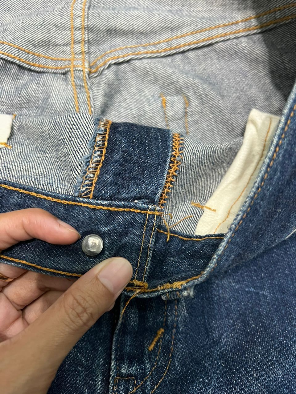Levi's × Vintage Vintage 60’s True Levis big E 502 0117 Size US 33 - 5 Thumbnail