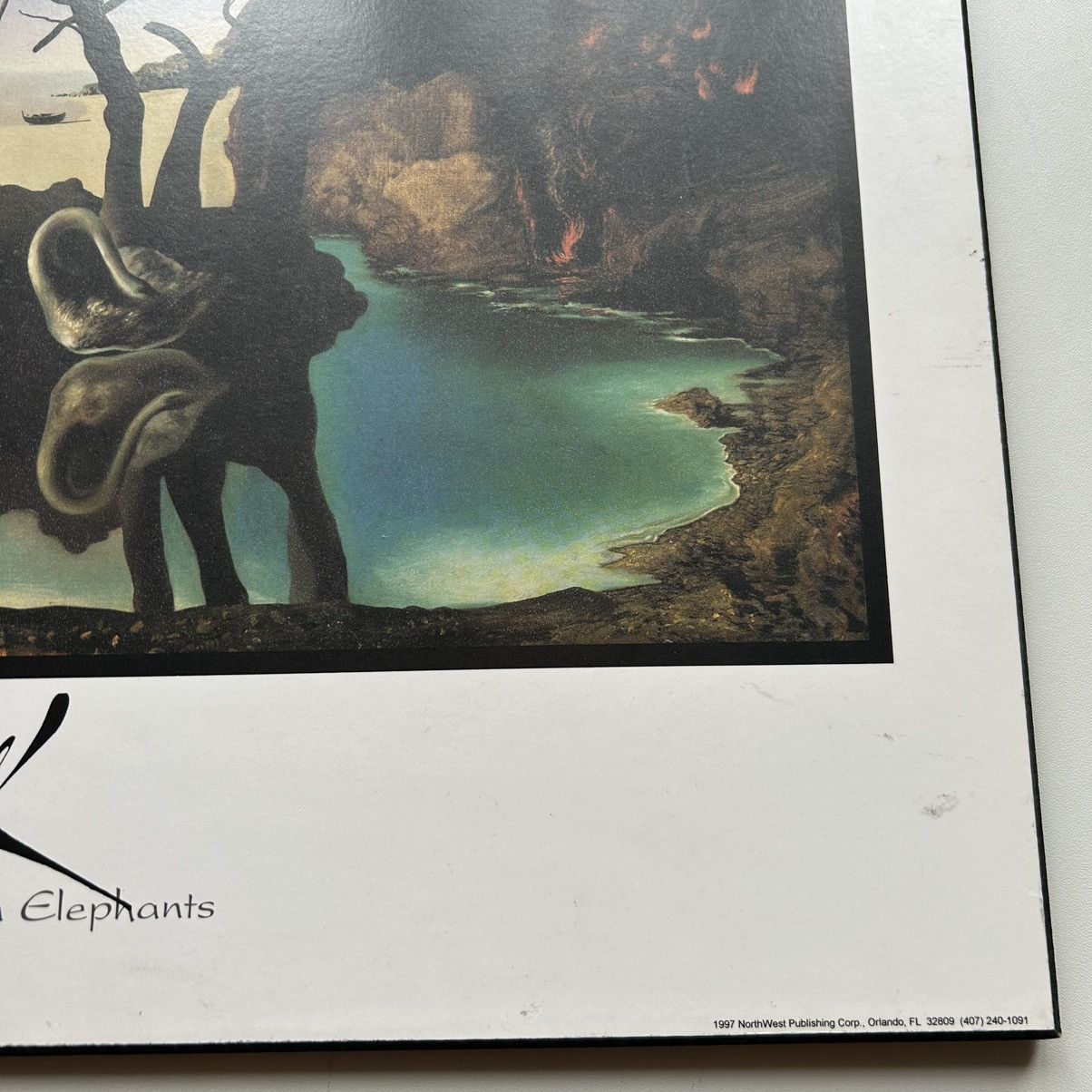 Vintage Vintage 1997 90s Salvador Dali Cygnes Reflechis En Elephants Size ONE SIZE - 3 Thumbnail