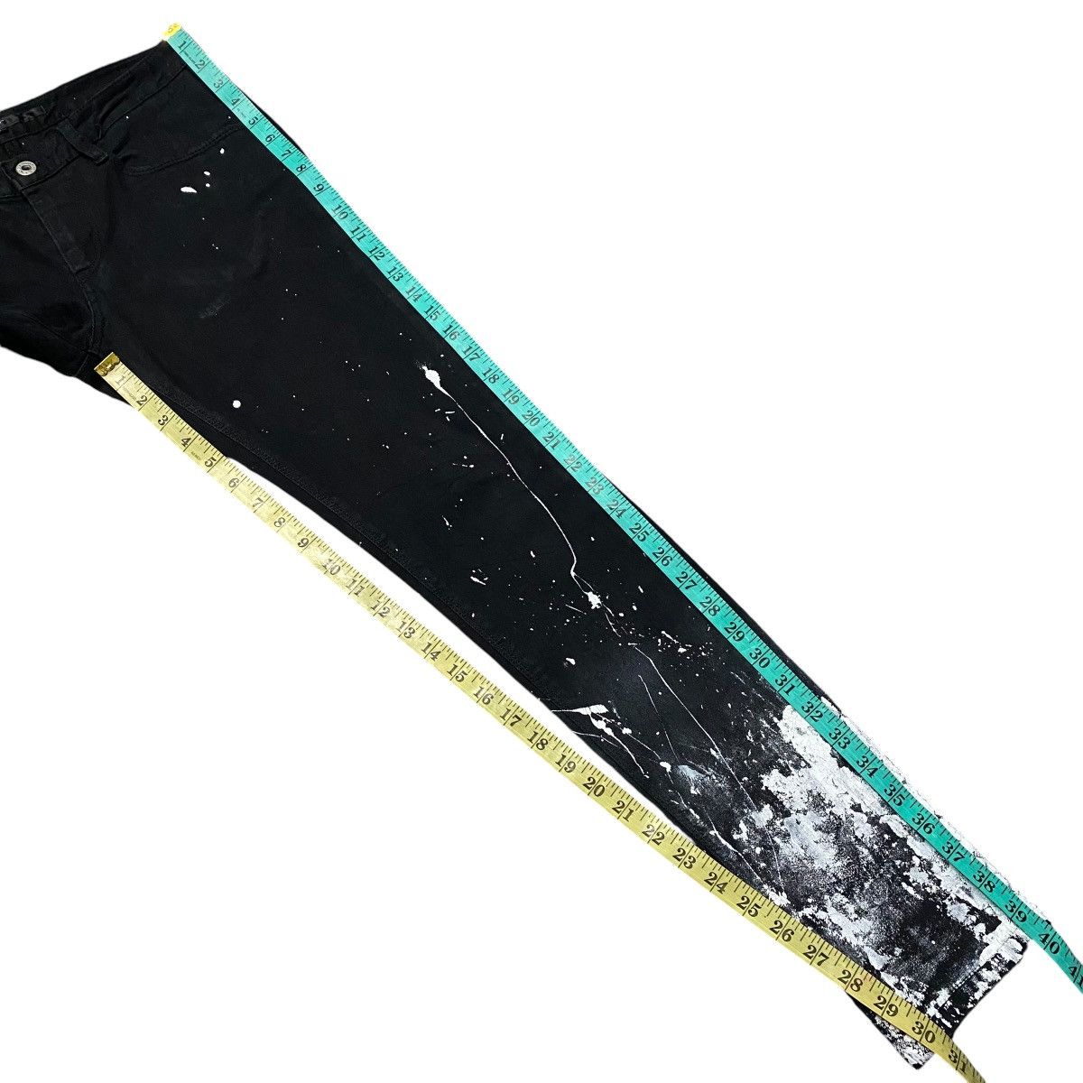 NO ID NO ID Black Denim Painter Jeans Size US 29 - 21 Thumbnail