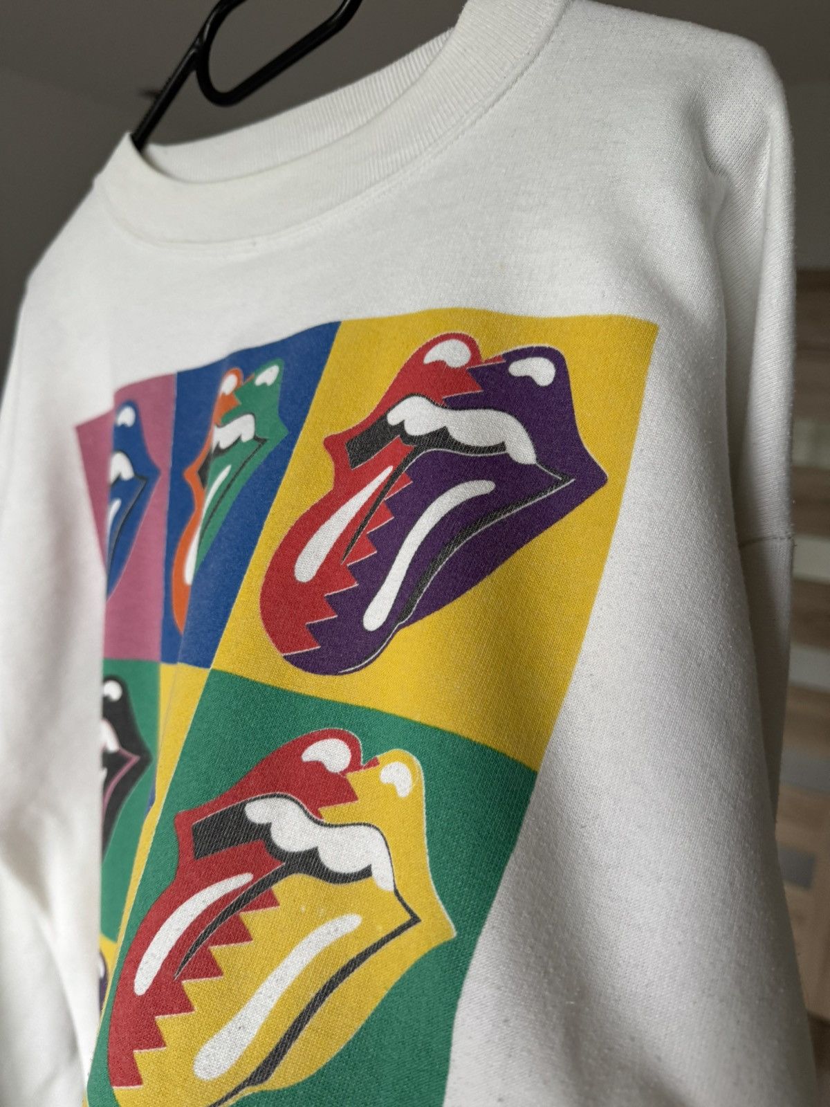 Band Tees × The Rolling Stones × Vintage Vintage The Rolling Stones 1989 American Tour Sweatshirt 80s Size US L / EU 52-54 / 3 - 9 Thumbnail