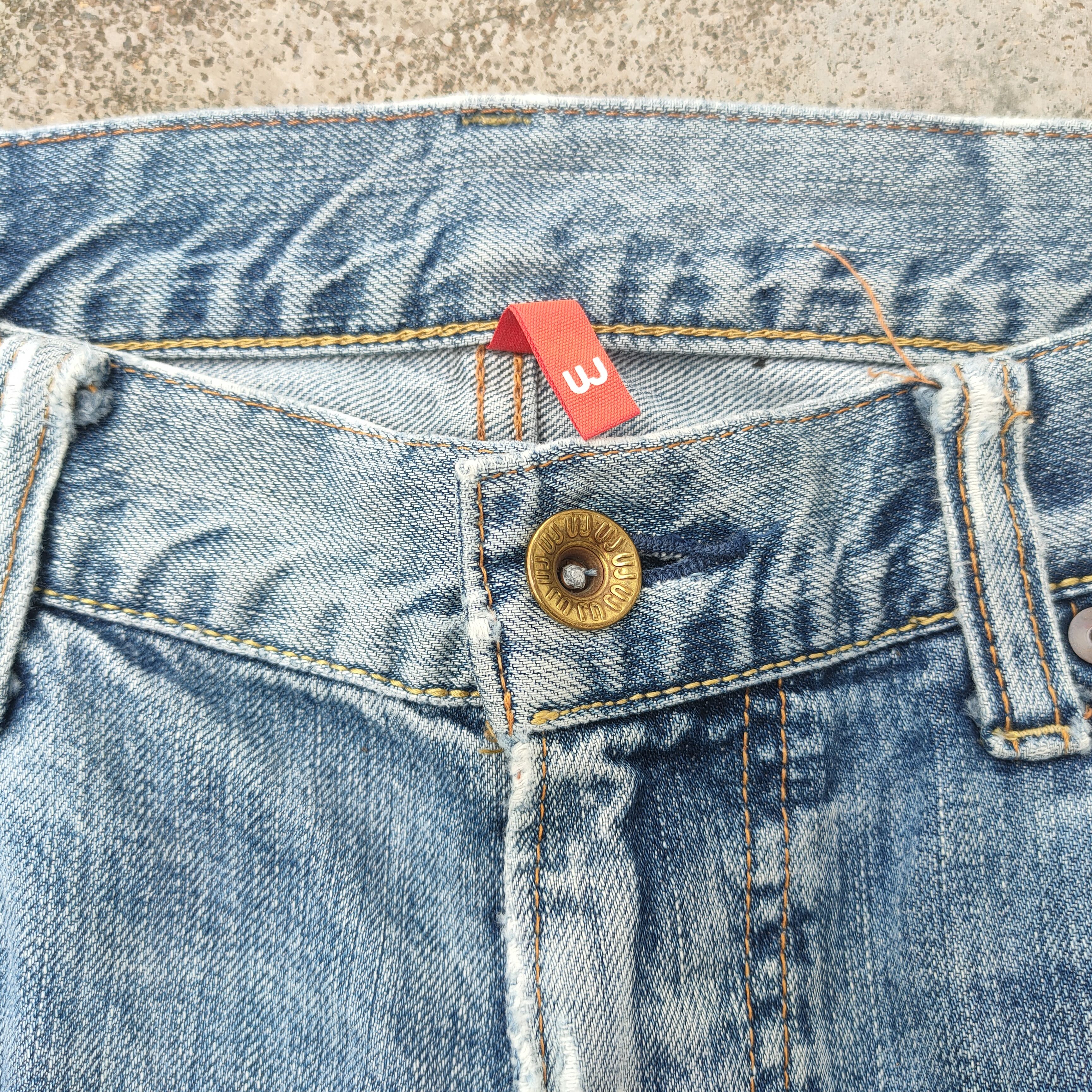 Japanese Brand VINTAGE JAPANESE S002 RIPPED FADED JEANS DENIM PANTS Size US 34 / EU 50 - 4 Thumbnail