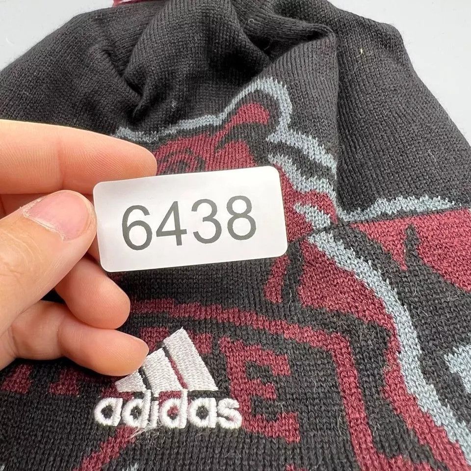 Adidas Mississippi State Bulldogs Hat Men Cuffed Beanie Pom Pom Cap Size ONE SIZE - 3 Thumbnail