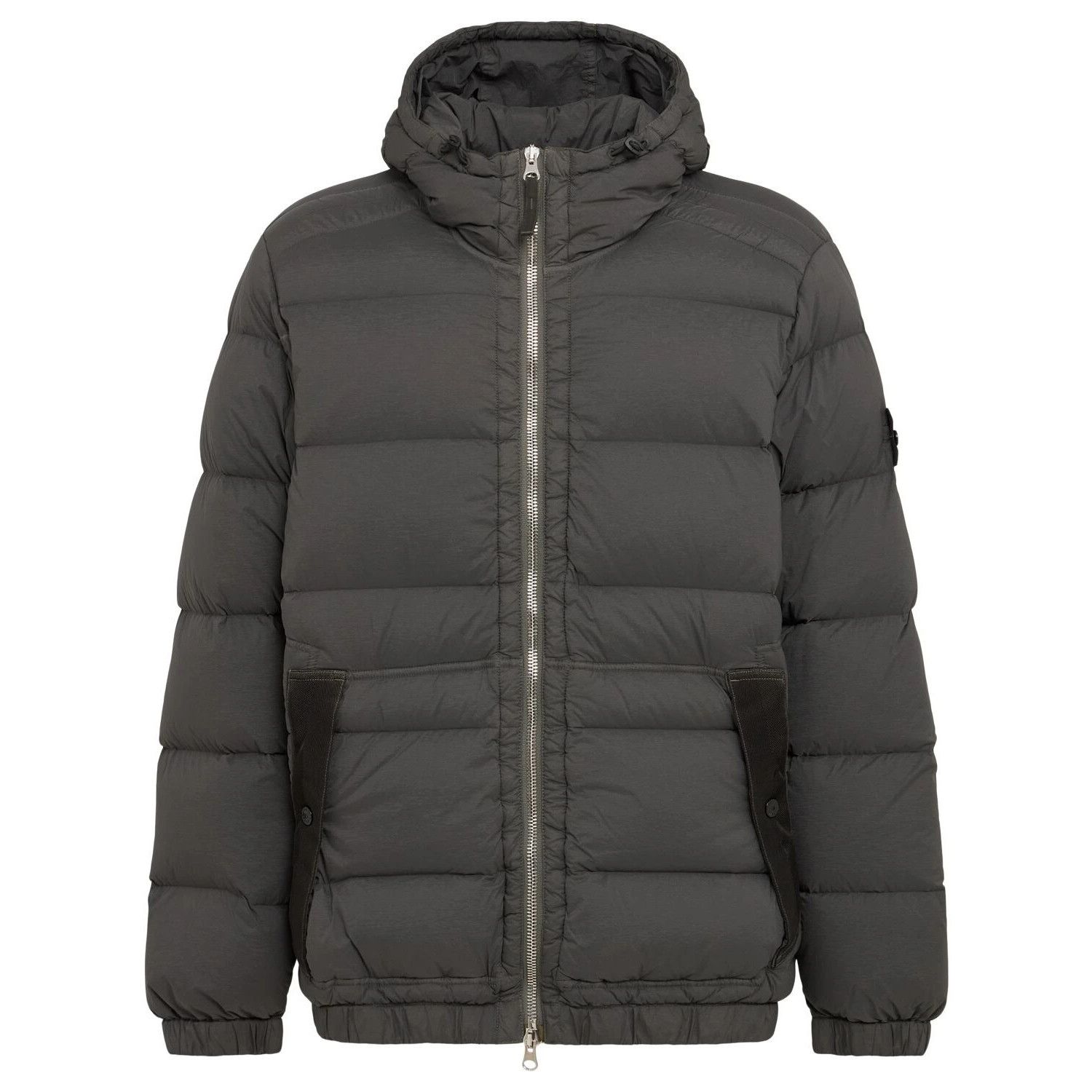 STONE ISLAND $1295 Lead Gray Down Jacket New & Authentic (Me