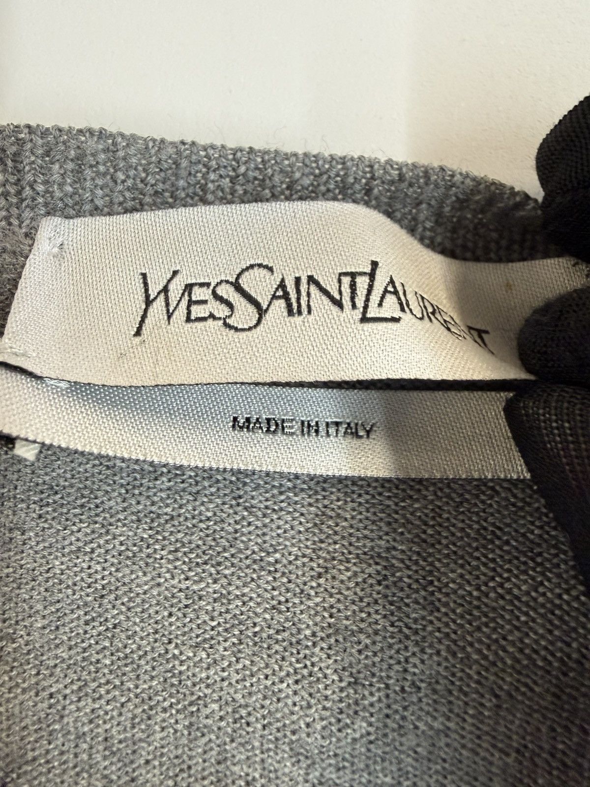 Yves Saint Laurent Vintage YSL Virgin Wool Crewneck Sweater-Oversized Dolman Size M / US 6-8 / IT 42-44 - 5 Thumbnail