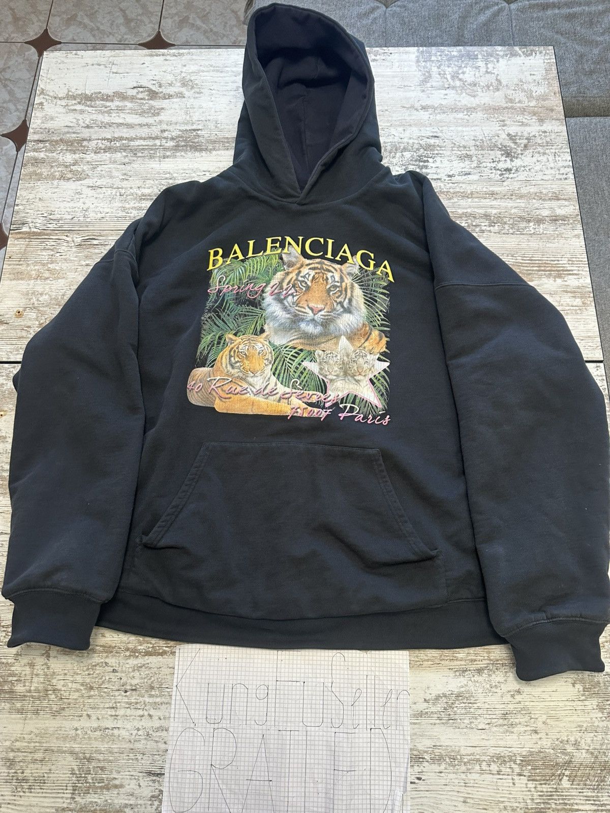 Balenciaga Balenciaga Reversible FBI Tiger Hoodie | Grailed