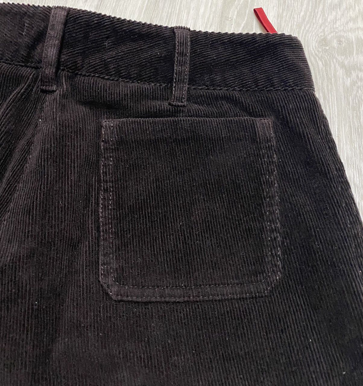 Prada Vintage Prada Linea Rossa Brown Corduroy Velvet Loose Pants Size 30" / US 8 / IT 44 - 9 Thumbnail
