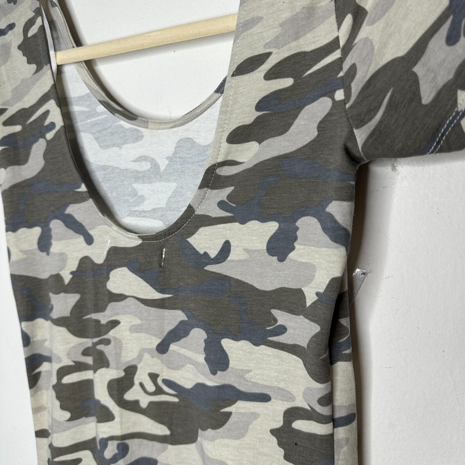 Other NWT Love Change Italy Camo Bodycon Dress Deep Low U Back S Size S / US 4 / IT 40 - 6 Thumbnail