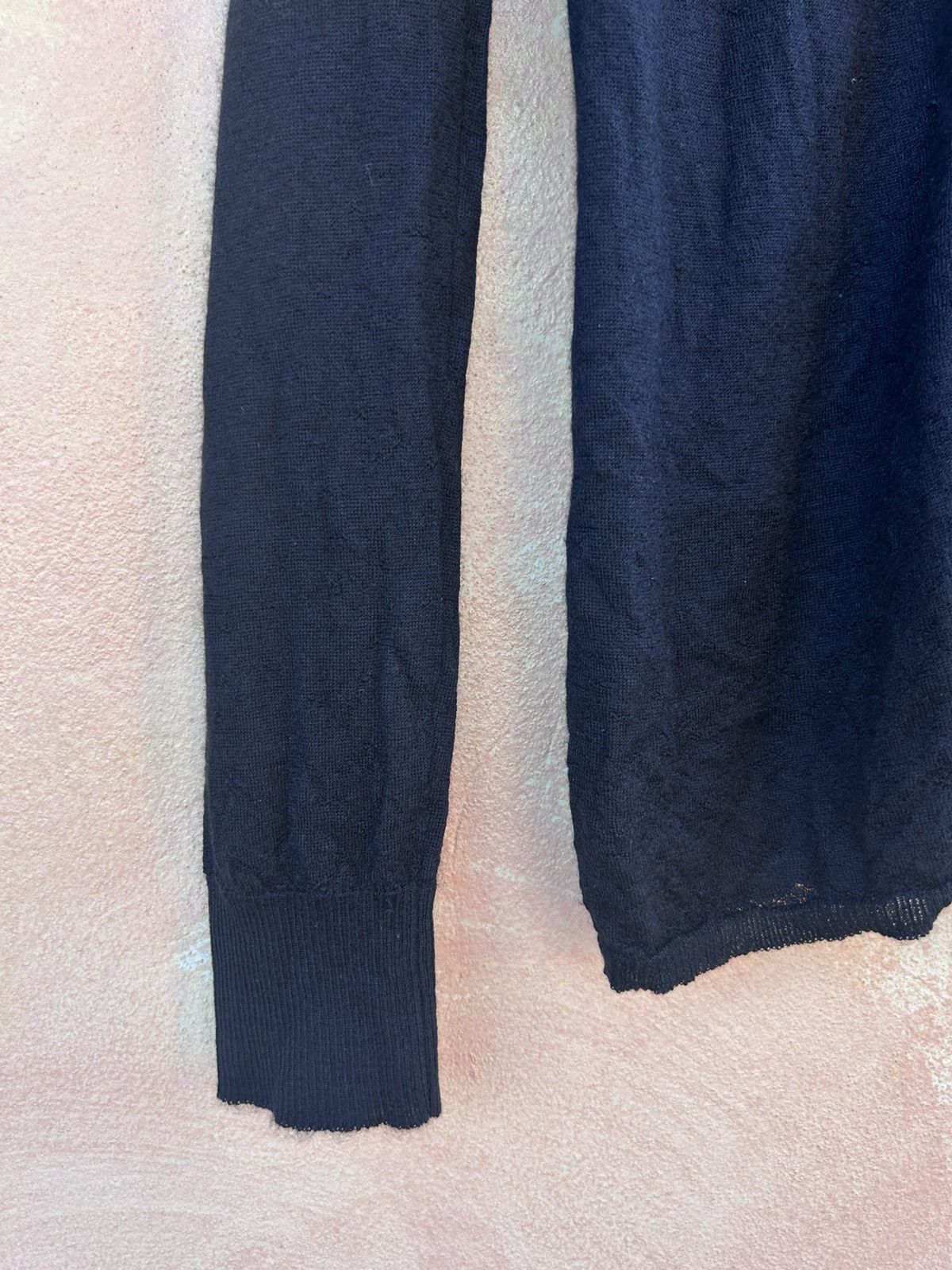 Rick Owens black cashmere knit hoodie VG+black M runway margiela saberi Size US M / EU 48-50 / 2 - 6 Thumbnail