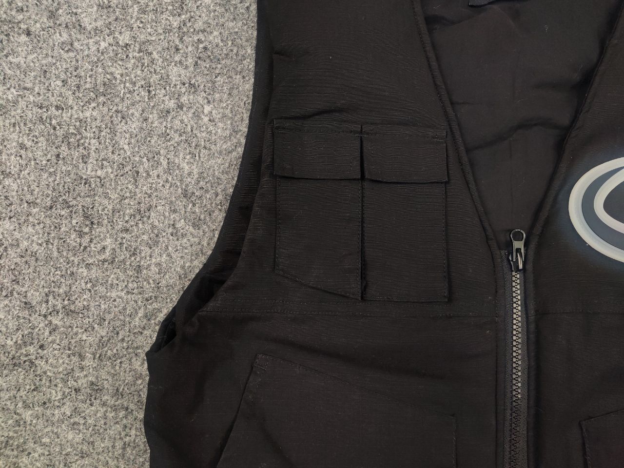Trapstar London Trapstar London Hyperdrive Pocket Black Logo Zip Vest Jacket Size US XS / EU 42 / 0 - 7 Thumbnail