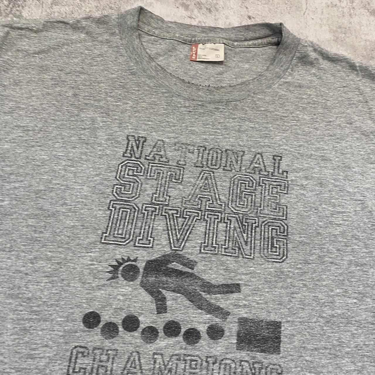 Levi's Grey vintage 90s Levis National Diving Champions Size US L / EU 52-54 / 3 - 3 Thumbnail