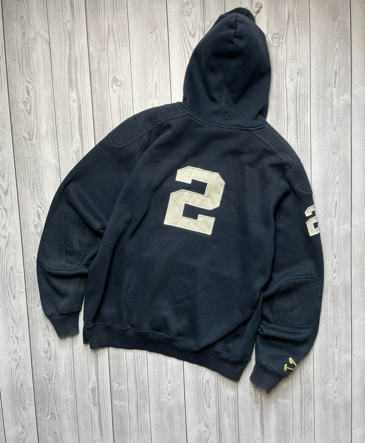 Vintage Vintage Polo Ralph Lauren hoodie big logo rare size XXL Size US XXL / EU 58 / 5 - 2 Thumbnail