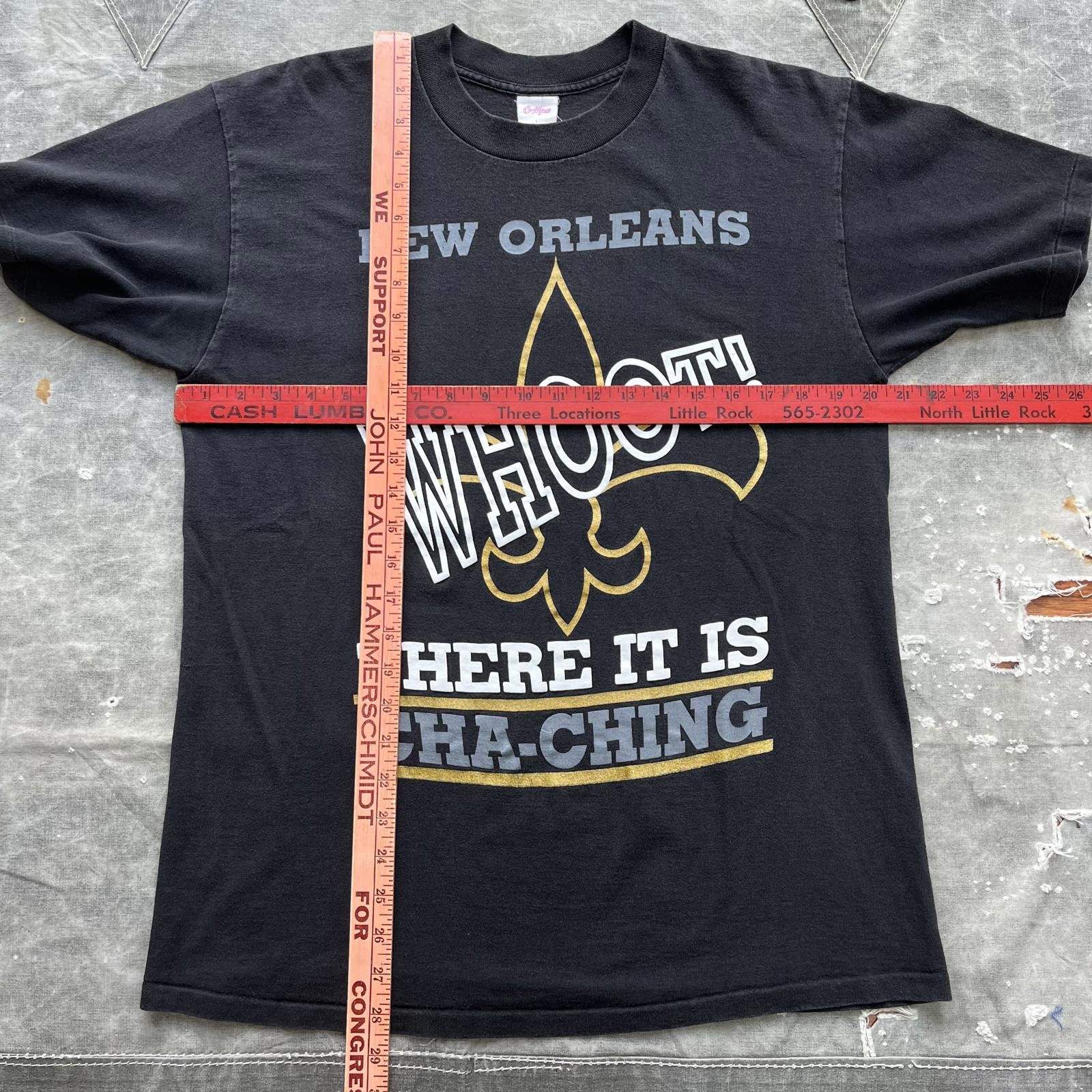 NFL × Vintage Vintage New Orleans Saints Whoot Cha-Ching Money NFL Shirt Size US L / EU 52-54 / 3 - 2 Thumbnail