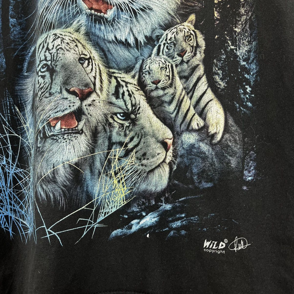 Vintage Vintage Wild Animal Tee Big Double Logo Tiger Size M Size US M / EU 48-50 / 2 - 5 Thumbnail
