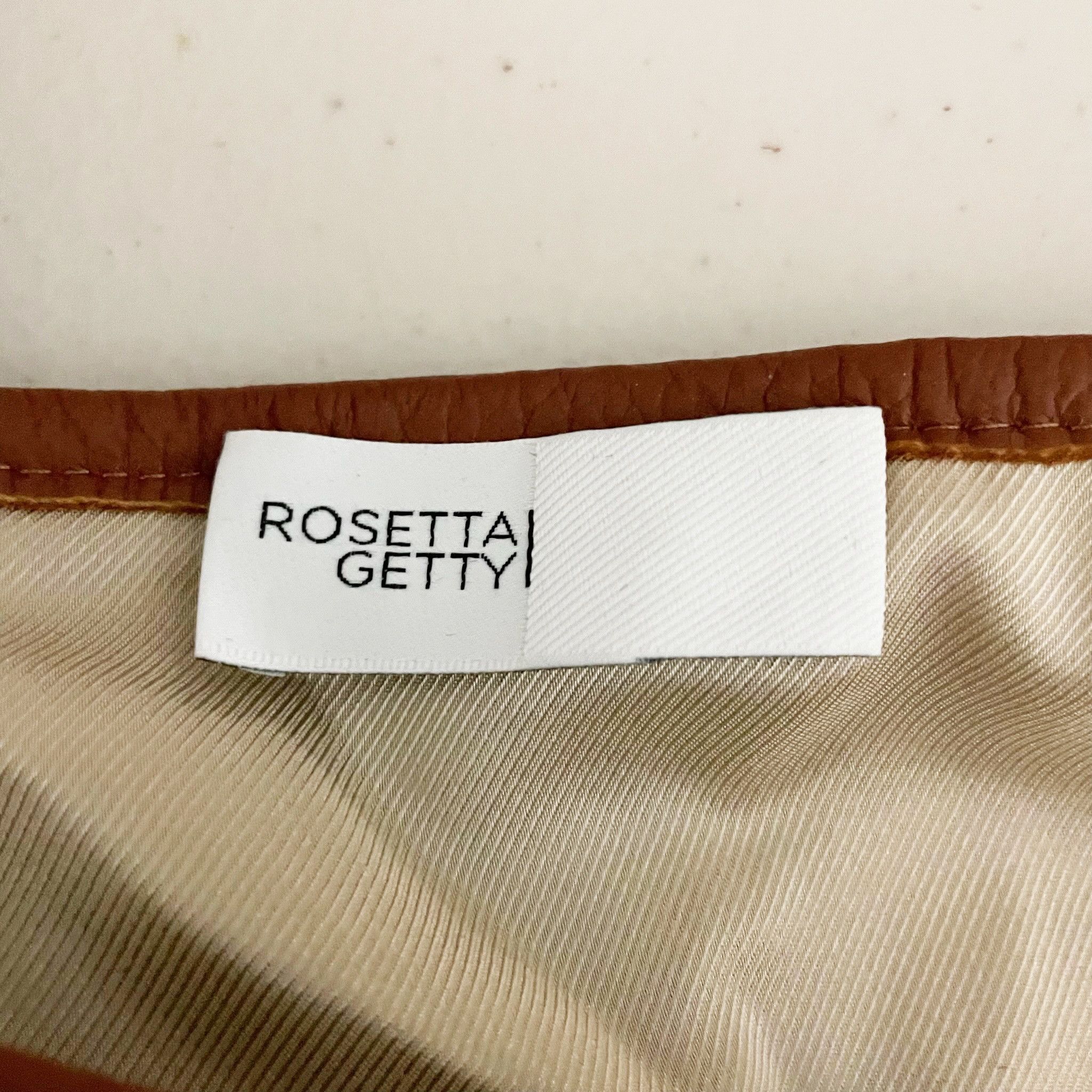 Rosetta Getty Rosetta Getty Houndstooth Woven Pattern Leather Size S / US 4 / IT 40 - 2 Thumbnail
