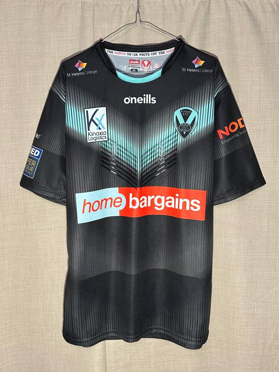 O'Neill St Helens rfc Rugby League Shirt jersey O'Neills Buko 11 Size US XXL / EU 58 / 5 - 1 Thumbnail