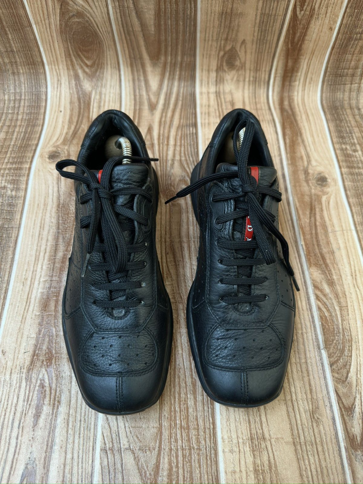 Prada Vintage Prada Sport Allacciata Regata Gym Nero Sneakers. Size US 7.5 / EU 40-41 - 2 Thumbnail