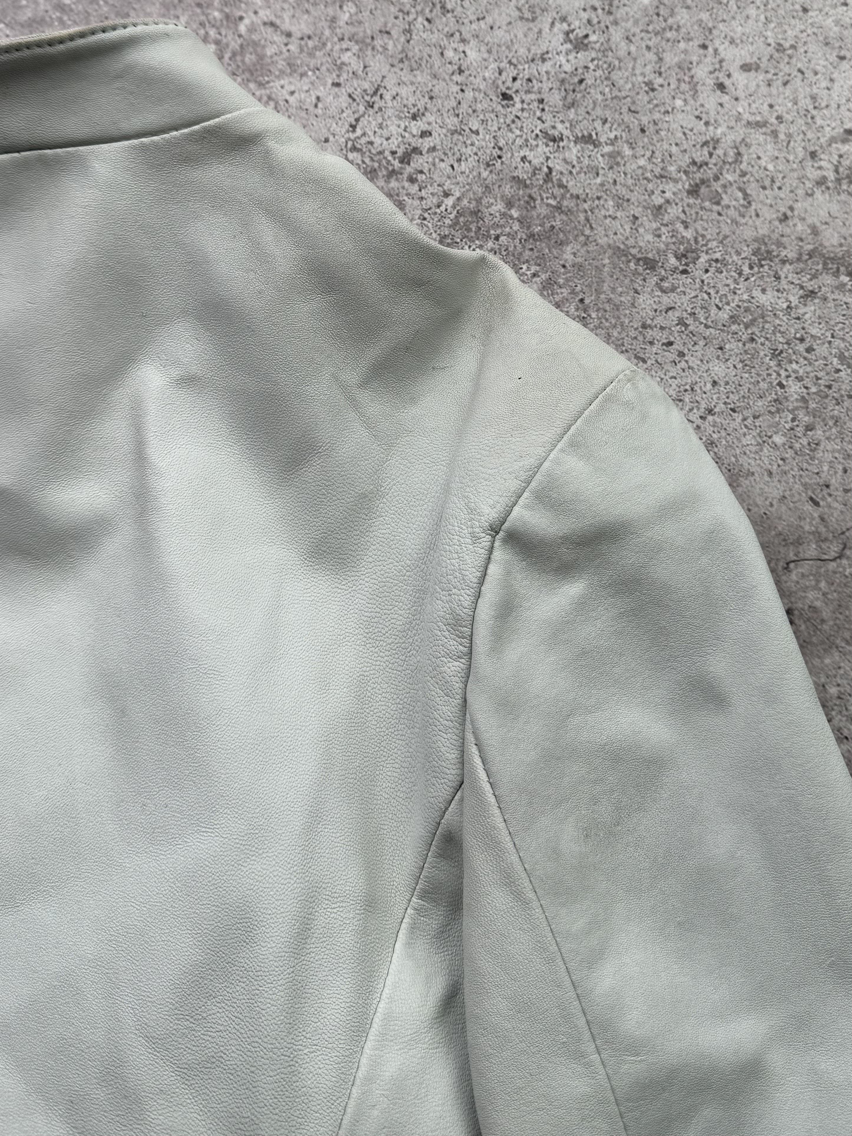 Japanese Brand Vintage Cropped Leather Jacket(V151)C647 Size M / US 6-8 / IT 42-44 - 17 Thumbnail