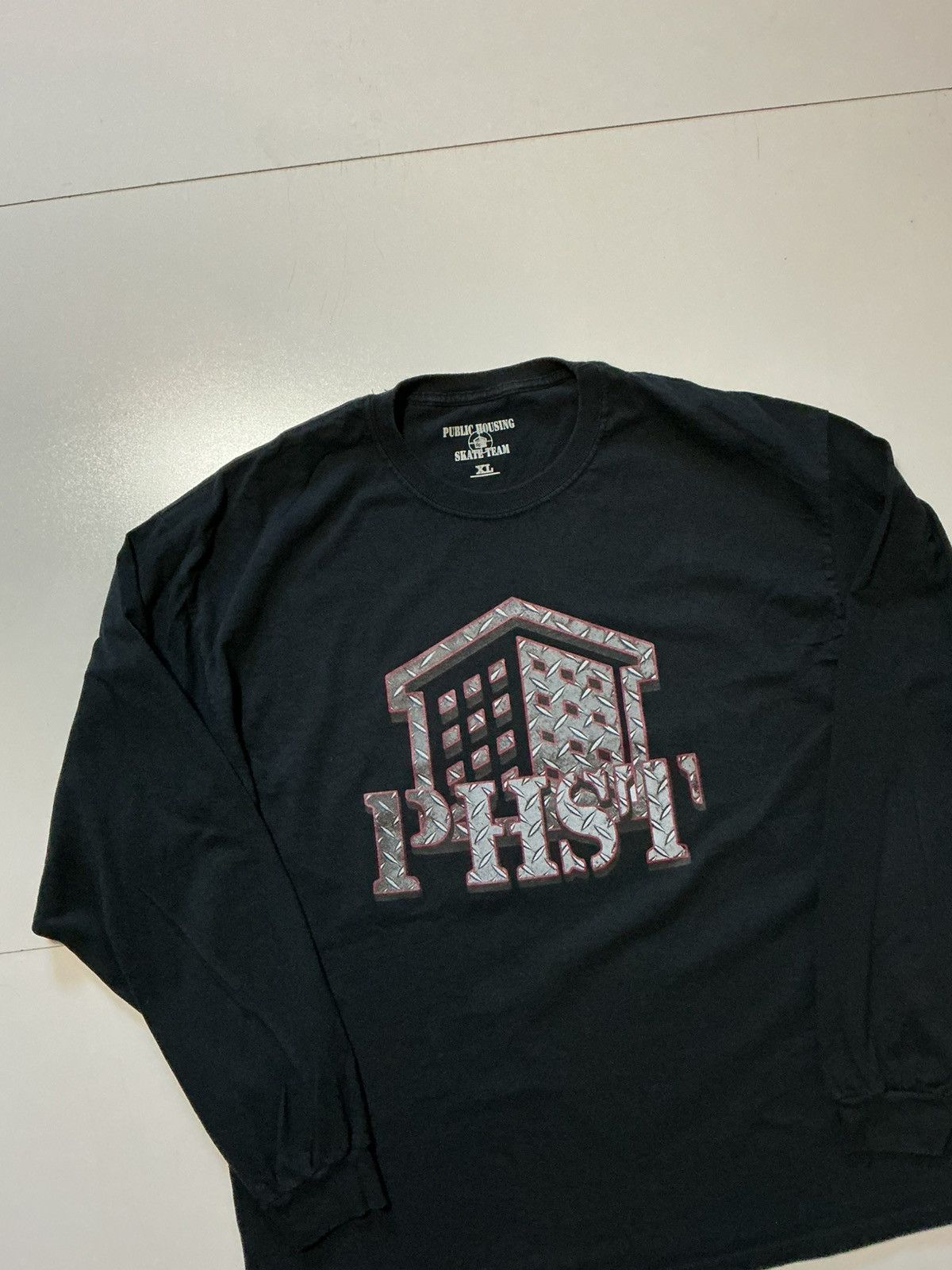 Public Housing Skate Team PHST Public Housing Skate Team House Logo Graphic T-Shirt Size US XL / EU 56 / 4 - 3 Thumbnail