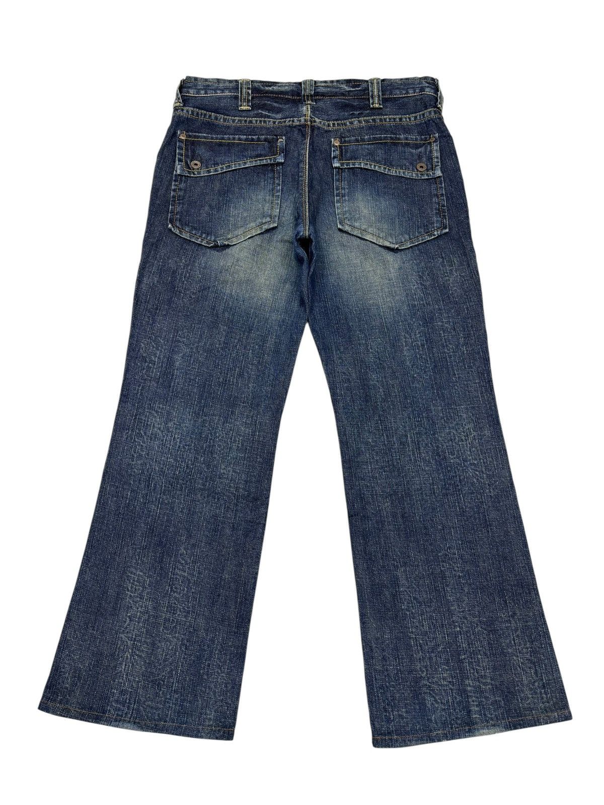 Kapital Vintage Japanese Bush Denim Baggy Jeans Size US 35 - 2 Thumbnail